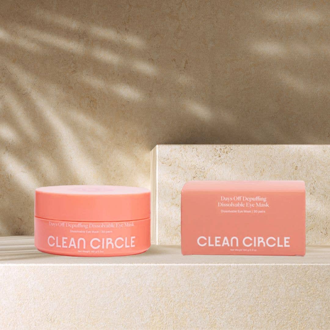 Depuffing Eye Mask w/ Niacinamide & Turmeric - Zero Waste-Beauty + Wellness-Happy on Main