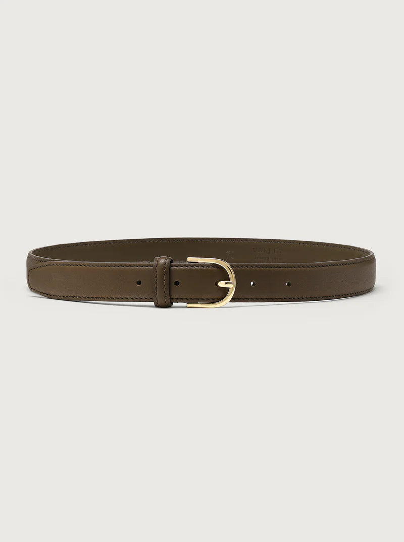 Sarei Belt Leather - Dark Olive-Varley-Happy on Main