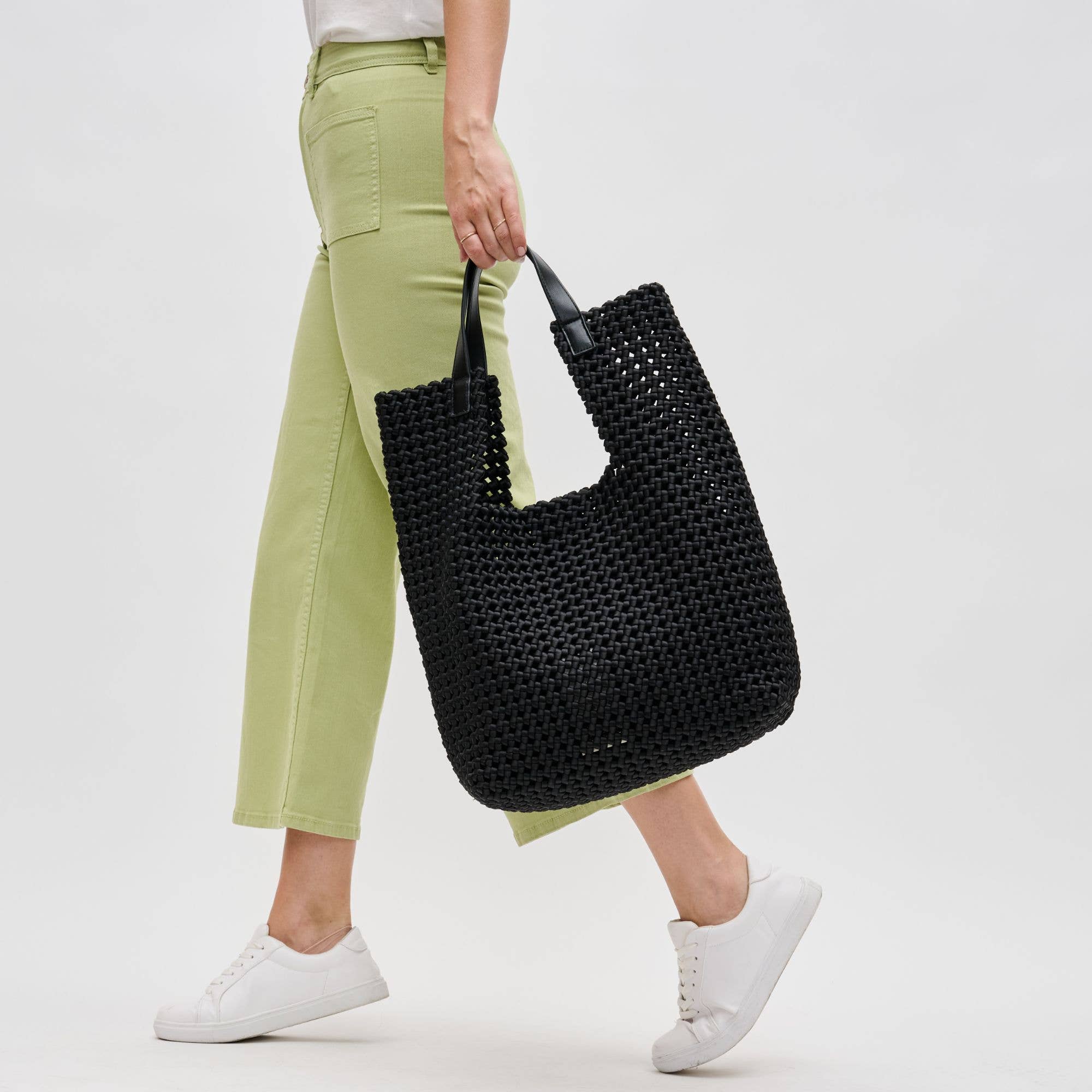 Zenith Zen - Hand Woven Knot Tote-Handbags-Happy on Main