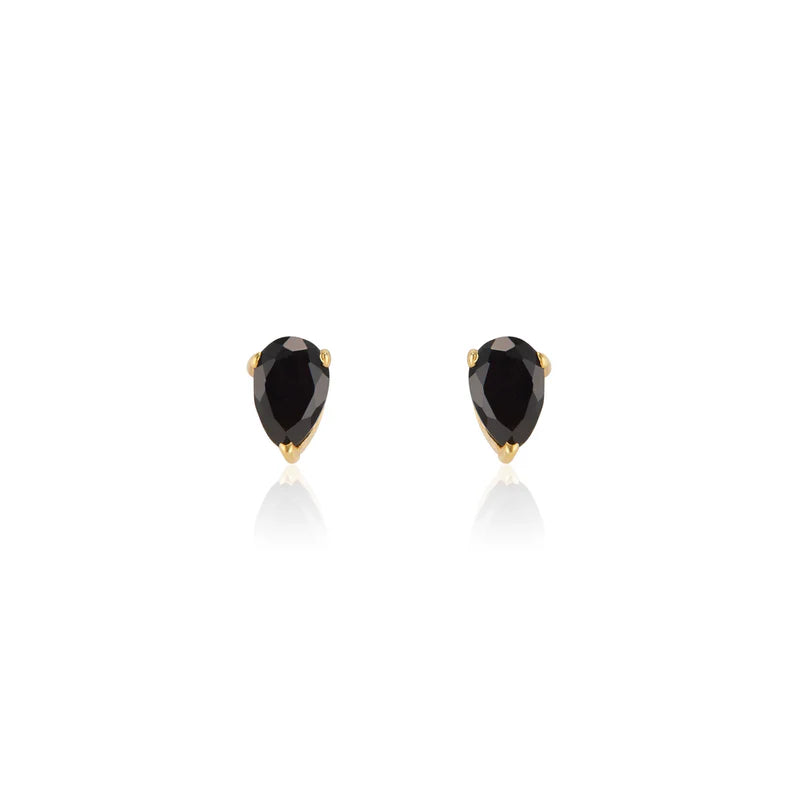 Deco Mini Studs - Black Onyx-Elli Parr-Happy on Main