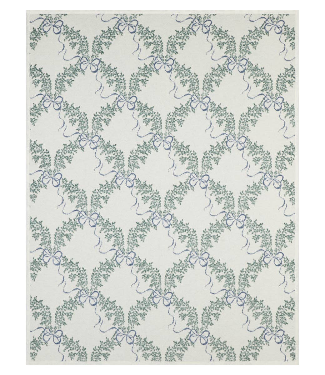 Boxwood Wreaths Blanket-ChappyWrap-Happy on Main