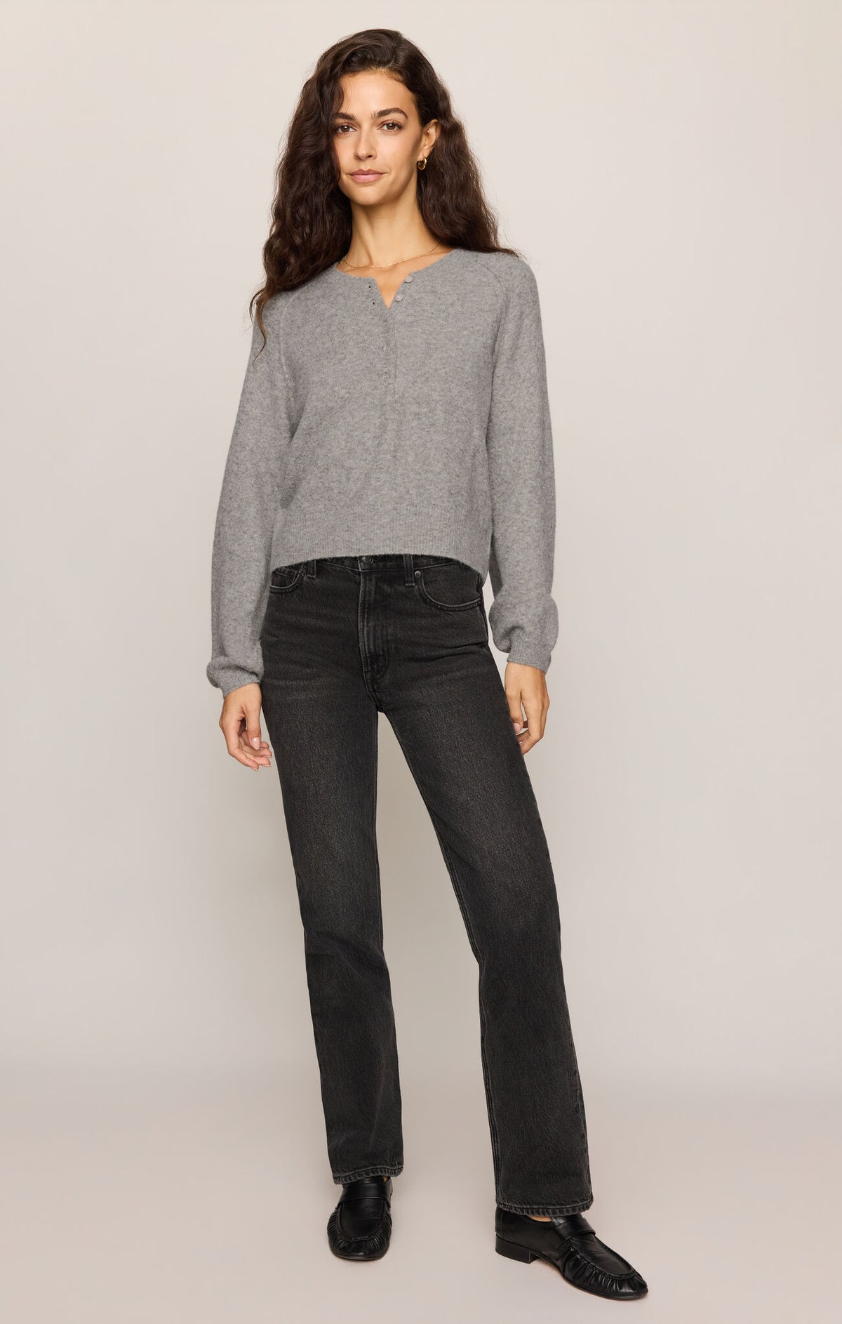 Westmont Henley Sweater - Classic Heather-Z Supply-Happy on Main