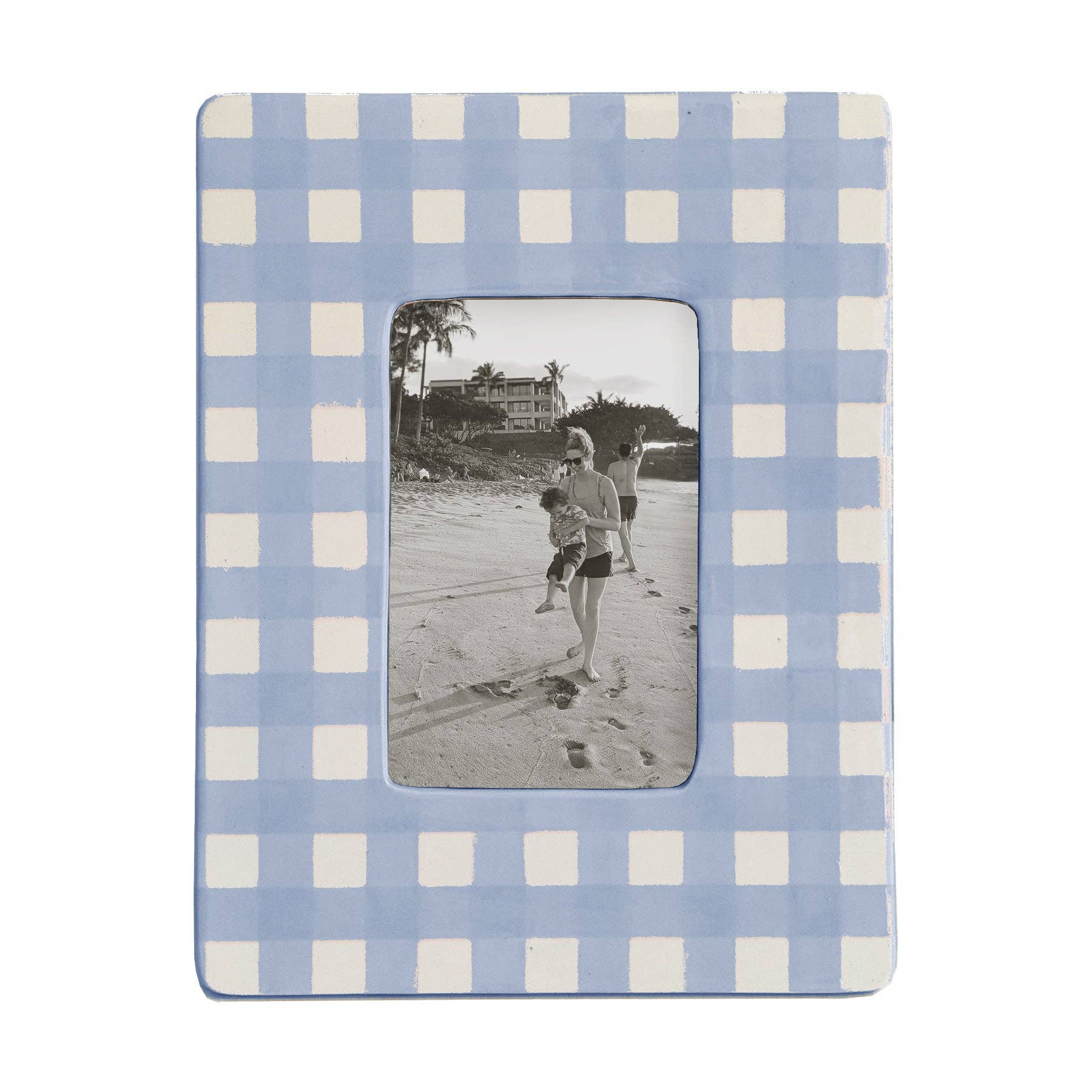 Gingham Photo Frame-Home Decor-Happy on Main