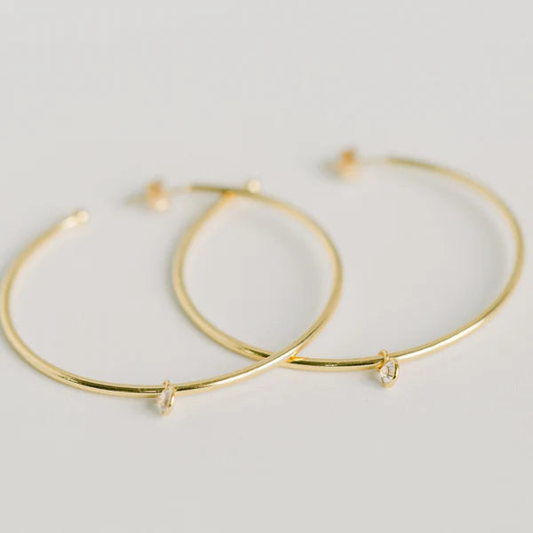 Becca Gold Hoops-Elli Parr-Happy on Main