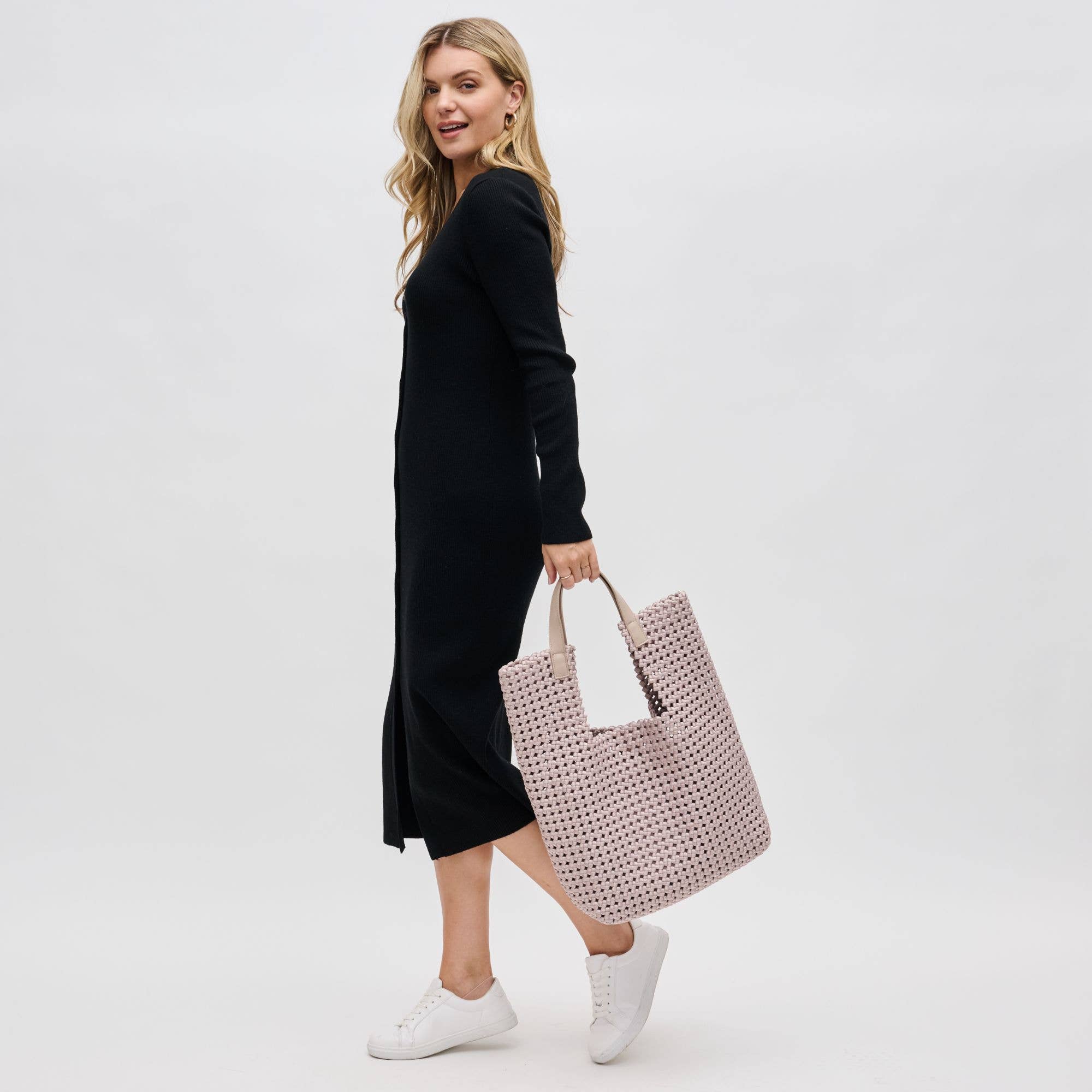 Zenith Zen - Hand Woven Knot Tote-Handbags-Happy on Main