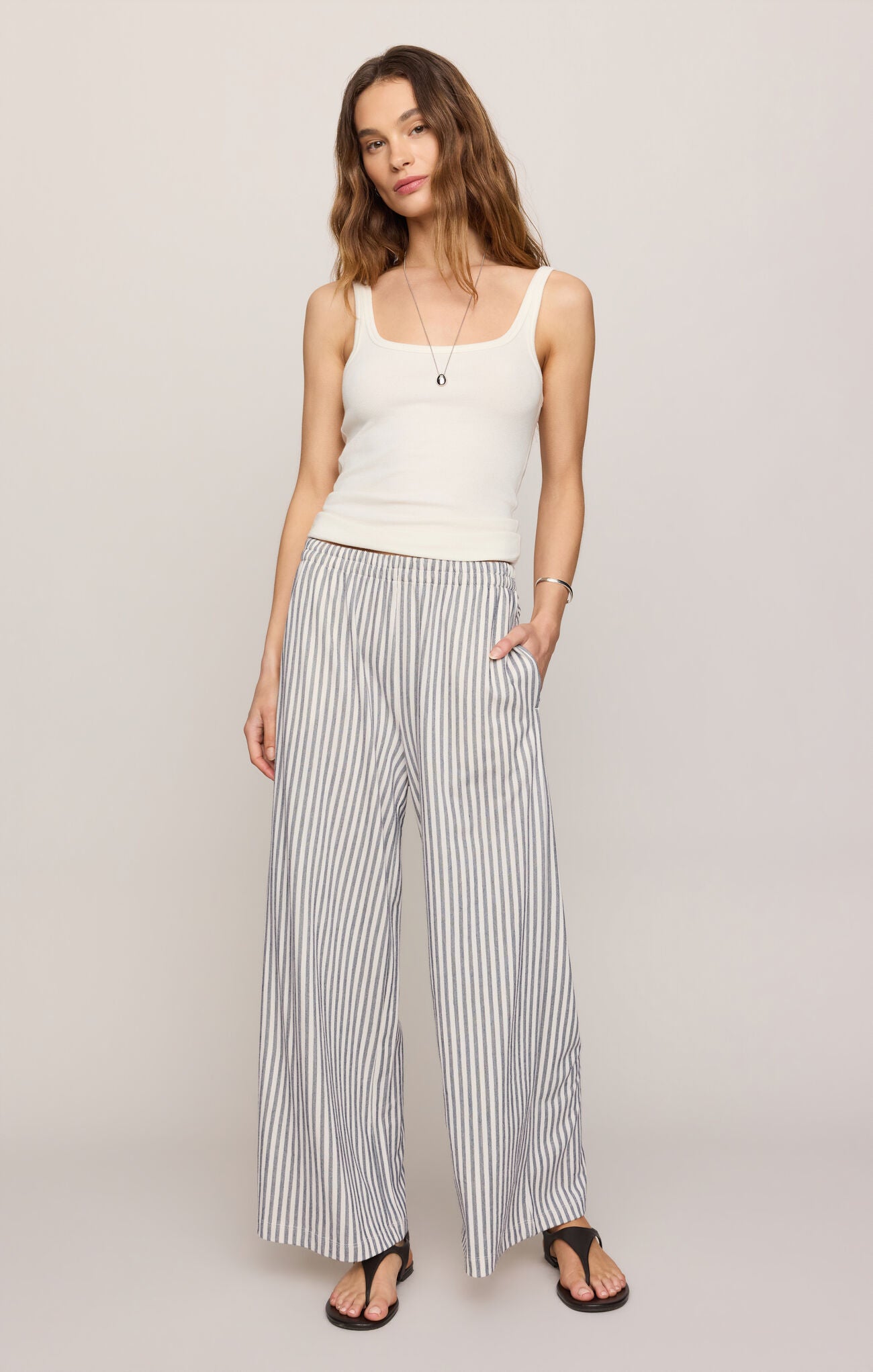 Scout Knit Striped Pant - Eclipse-Z Supply-Happy on Main