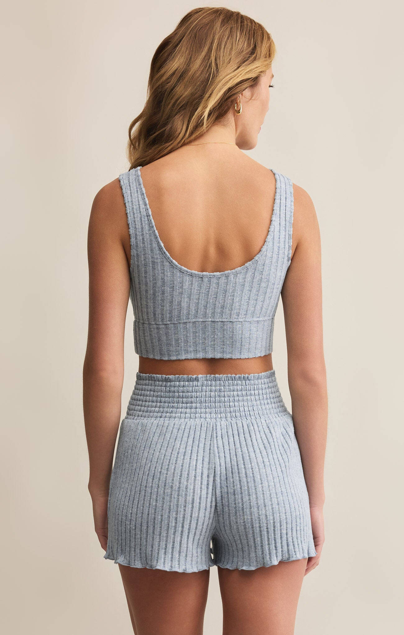 Zoe Rib Tank Bra-Athleisure-Happy on Main