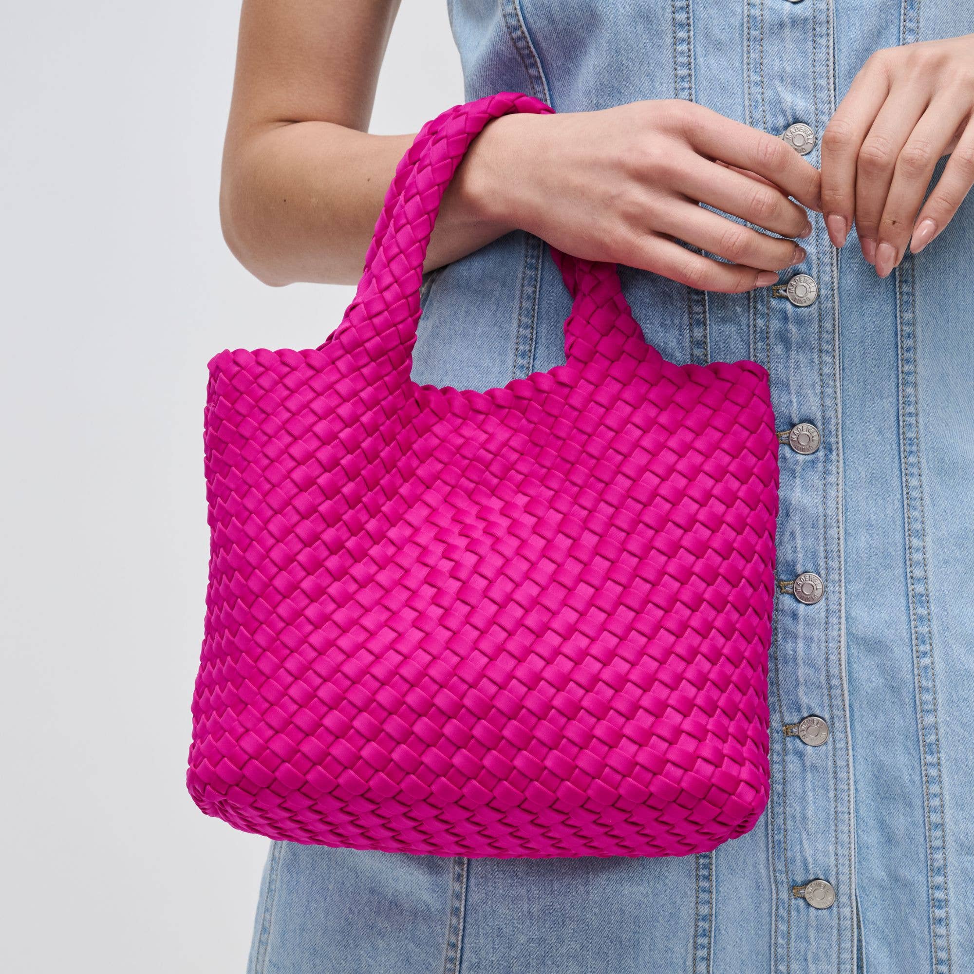 Sky's The Limit - Woven Neoprene Small Crossbody-Handbags-Happy on Main