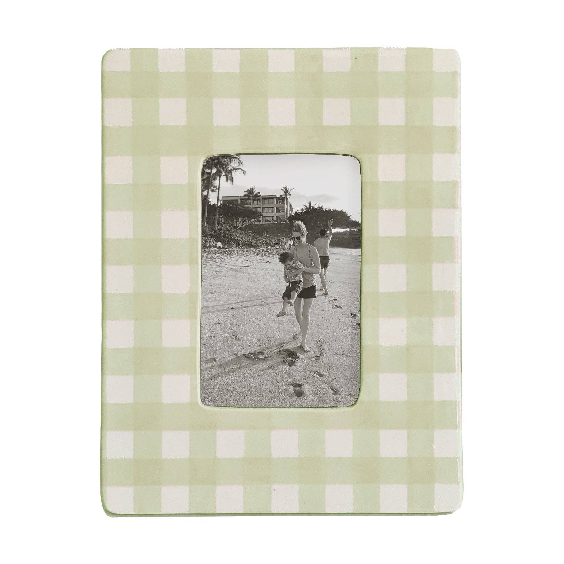 Gingham Photo Frame-Home Decor-Happy on Main