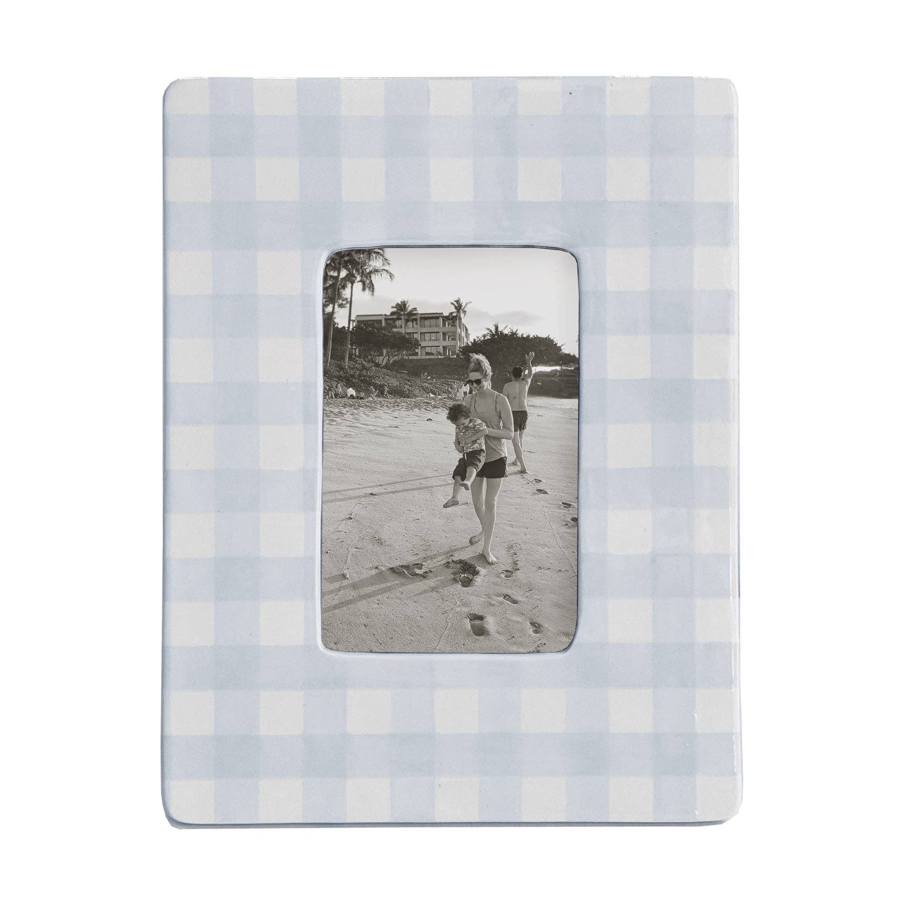 Gingham Photo Frame-Home Decor-Happy on Main