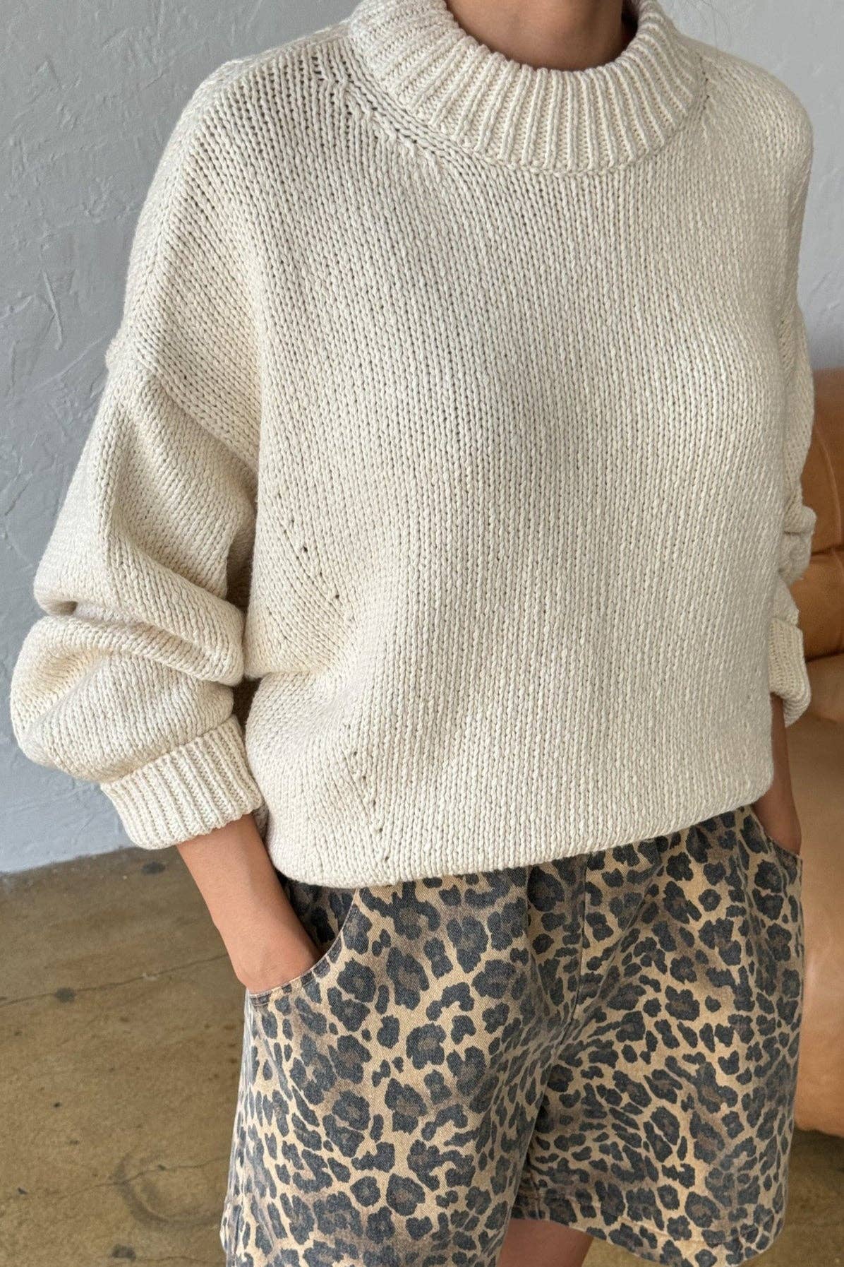 Zoe Cotton Sweater (2XS/S - 2M/L)-Le Bon Shoppe-Happy on Main