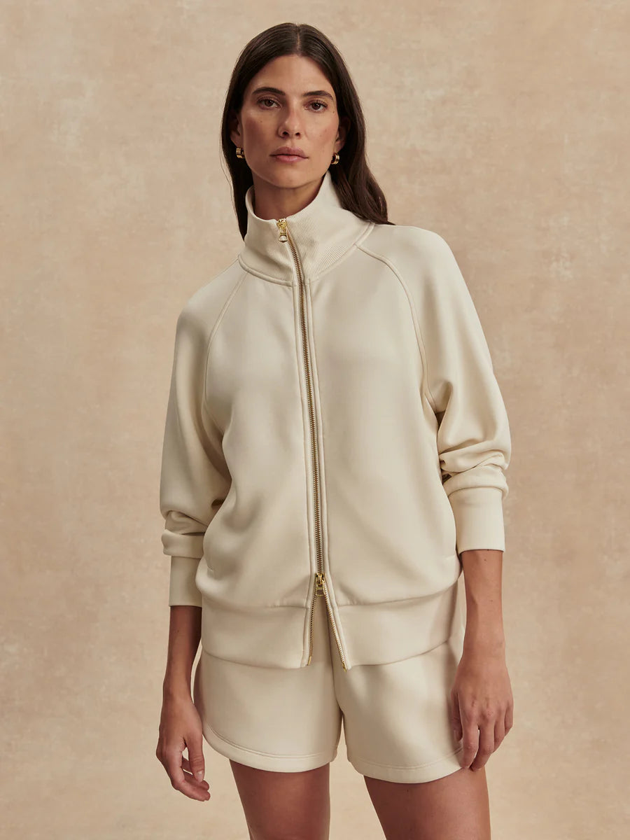Tyde Zip Through Sweat - Pristine-Varley-Happy on Main