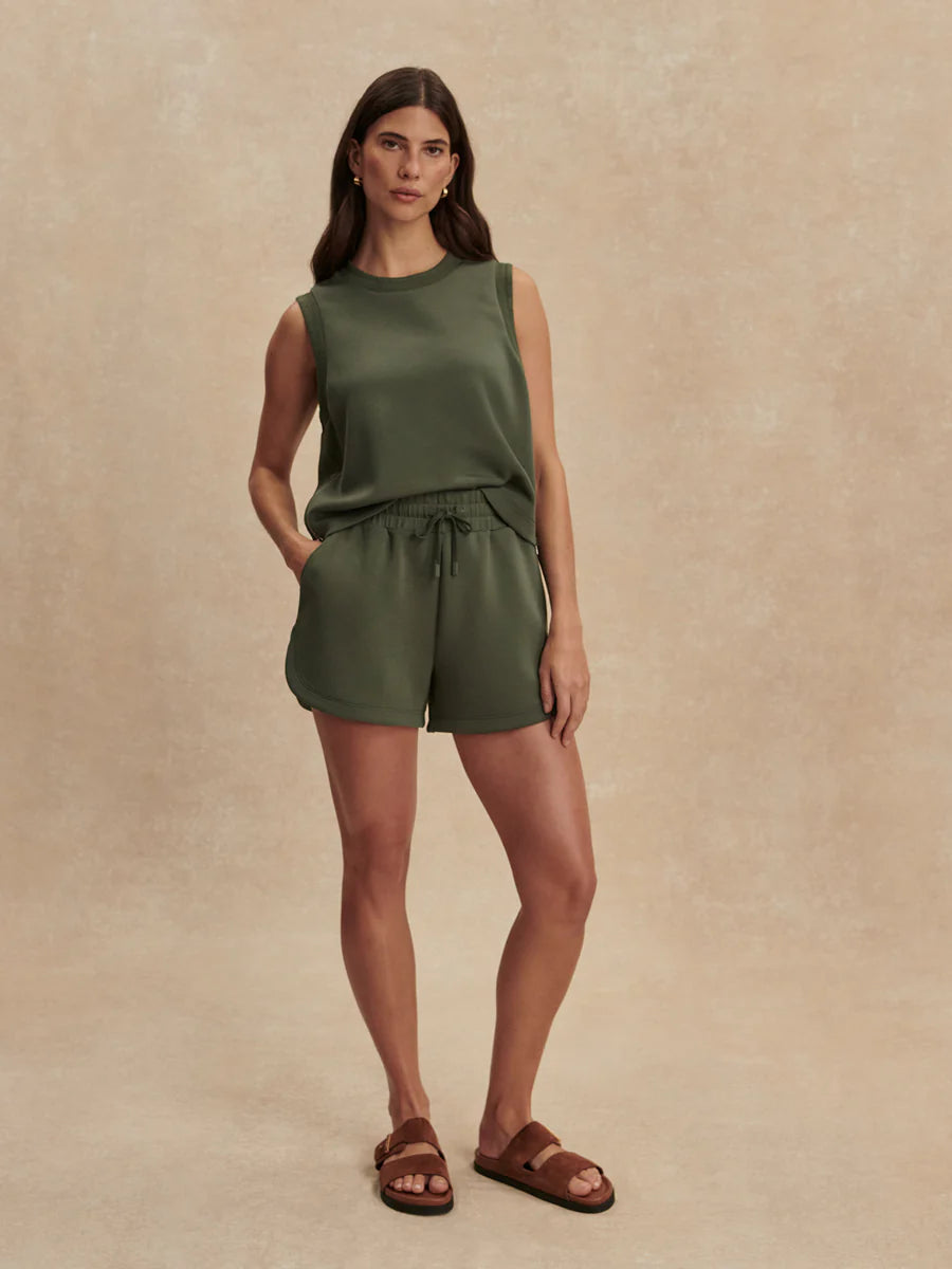 Coulter High Rise Short 3.5 - Thyme-Varley-Happy on Main