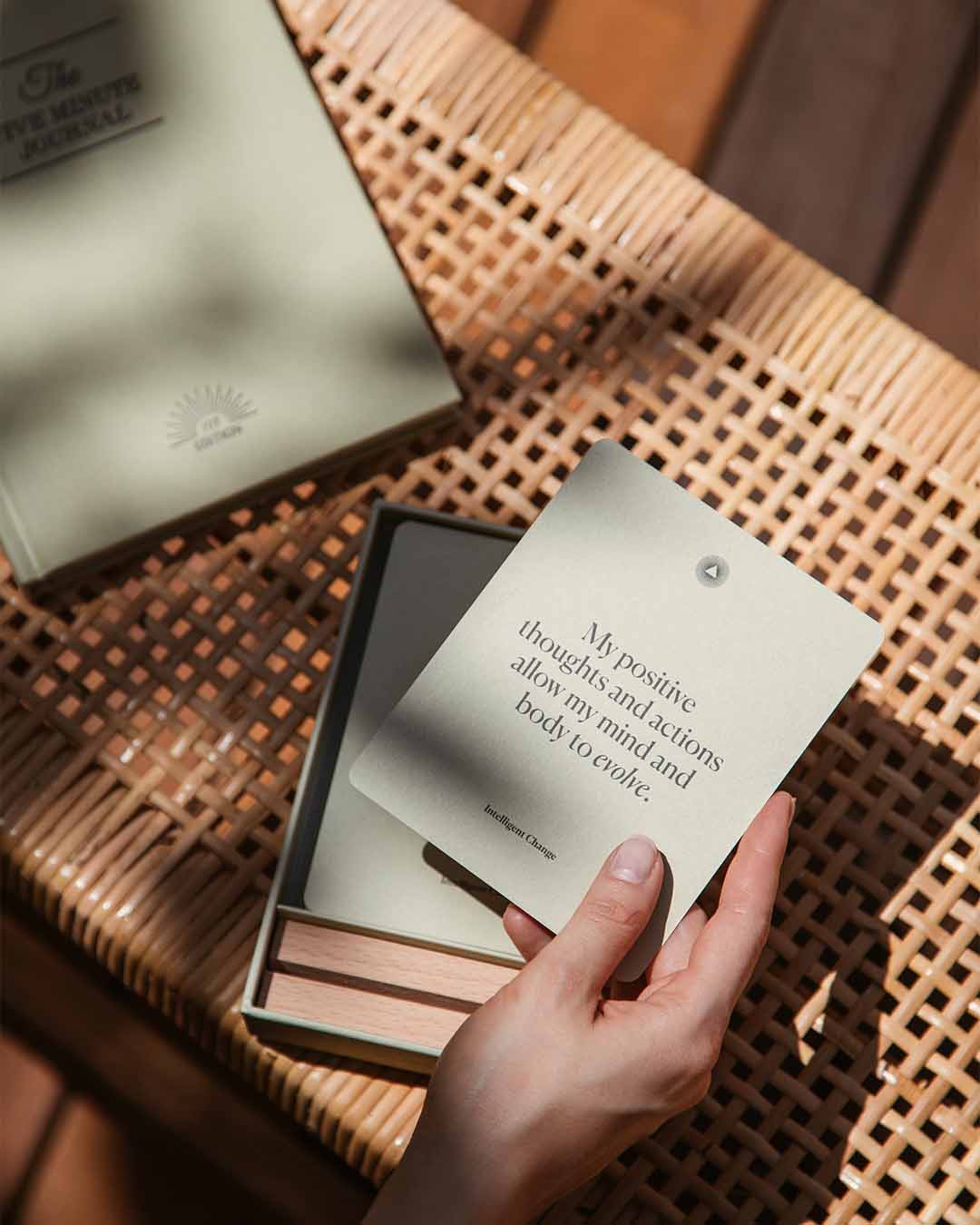 Mindful Affirmations Health & Wellbeing, Display Cards Gift-Intelligent Change-Happy on Main