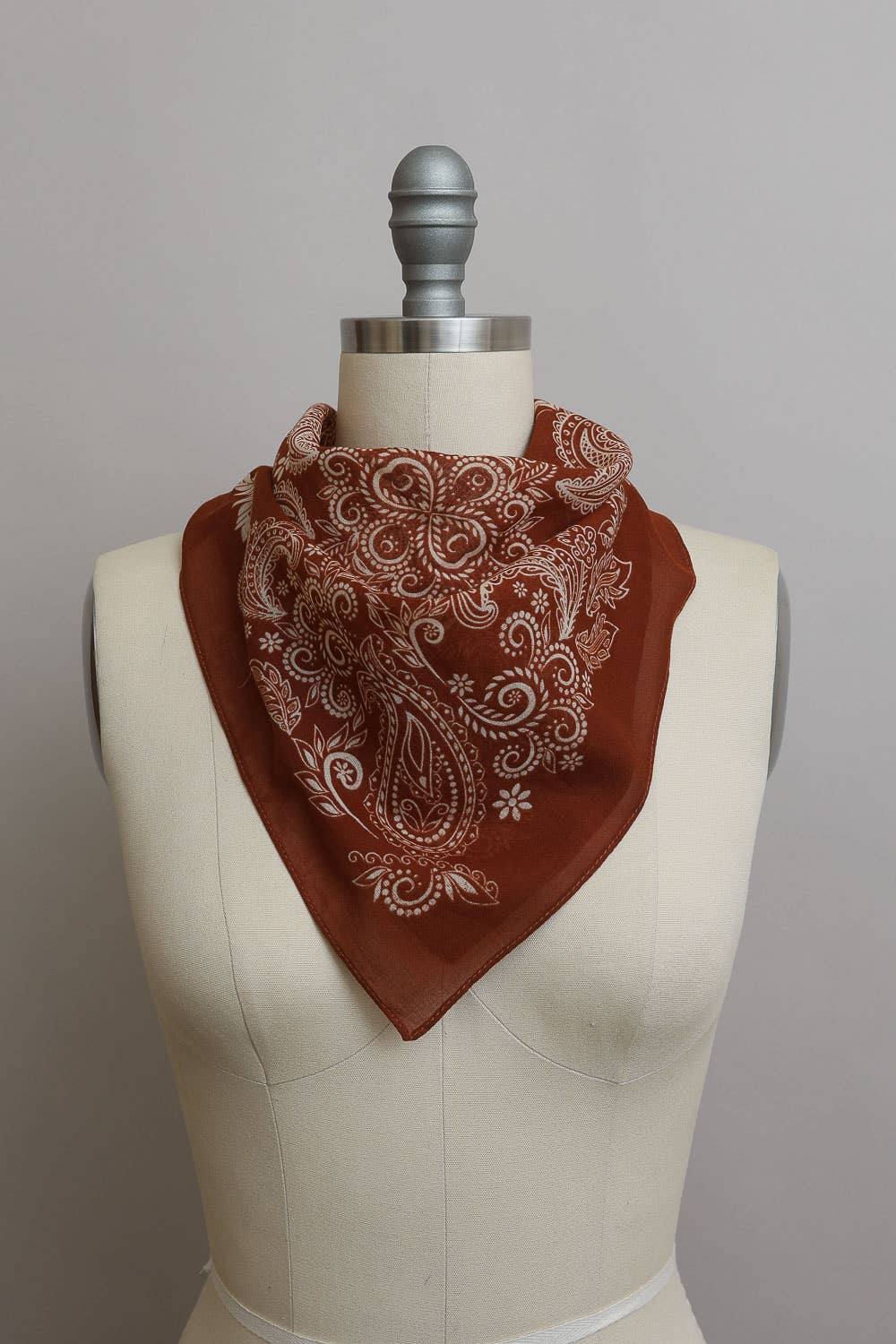 Vintage Pattern Bandana - Boho Chic Square Scarf-Leto Accessories-Happy on Main