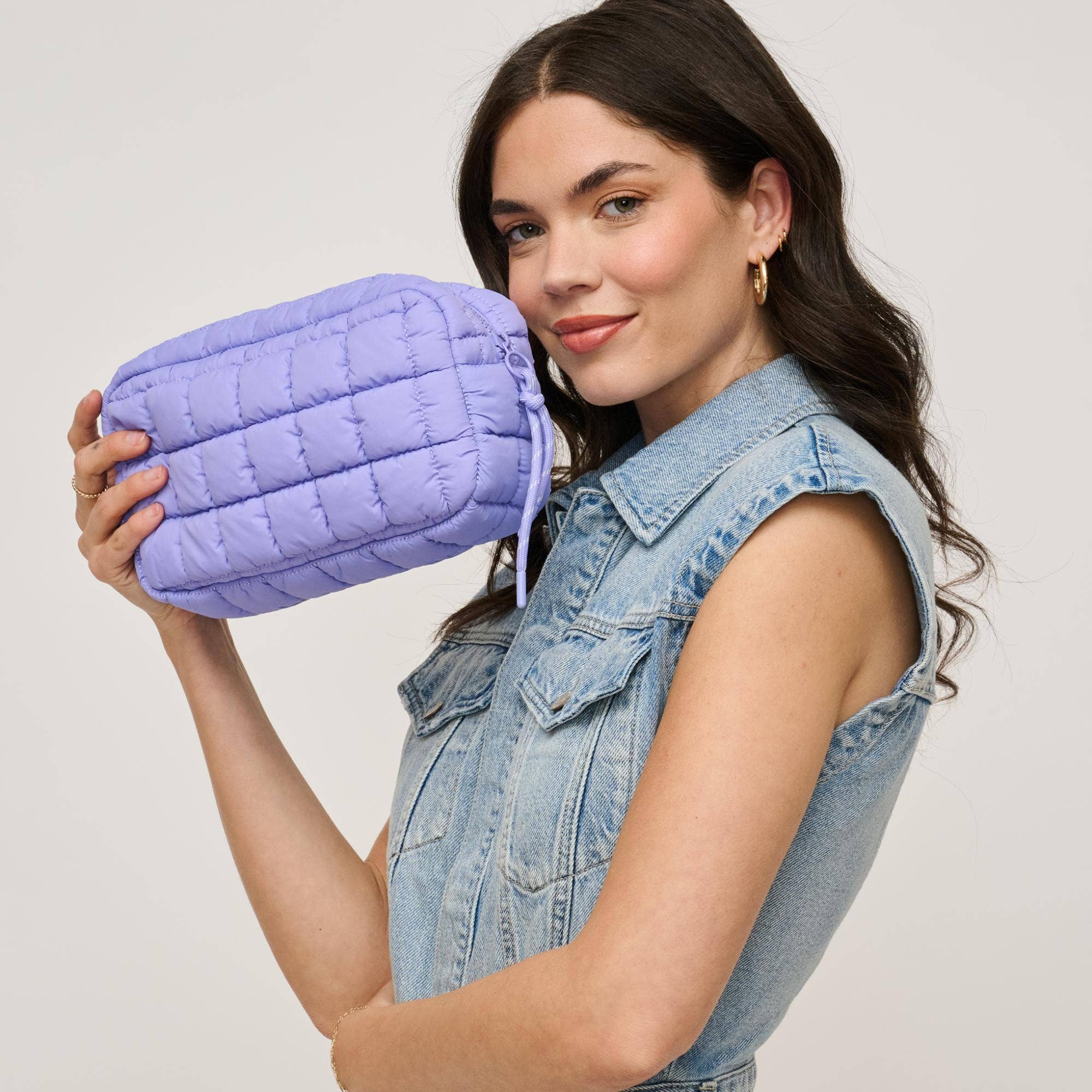Cloud Nine - Puffer Cosmetic & Travel Organizer Pouch-Urban Expressions-Happy on Main