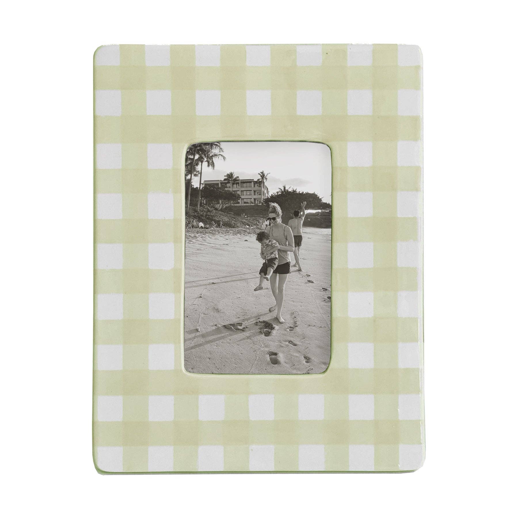 Gingham Photo Frame-Home Decor-Happy on Main