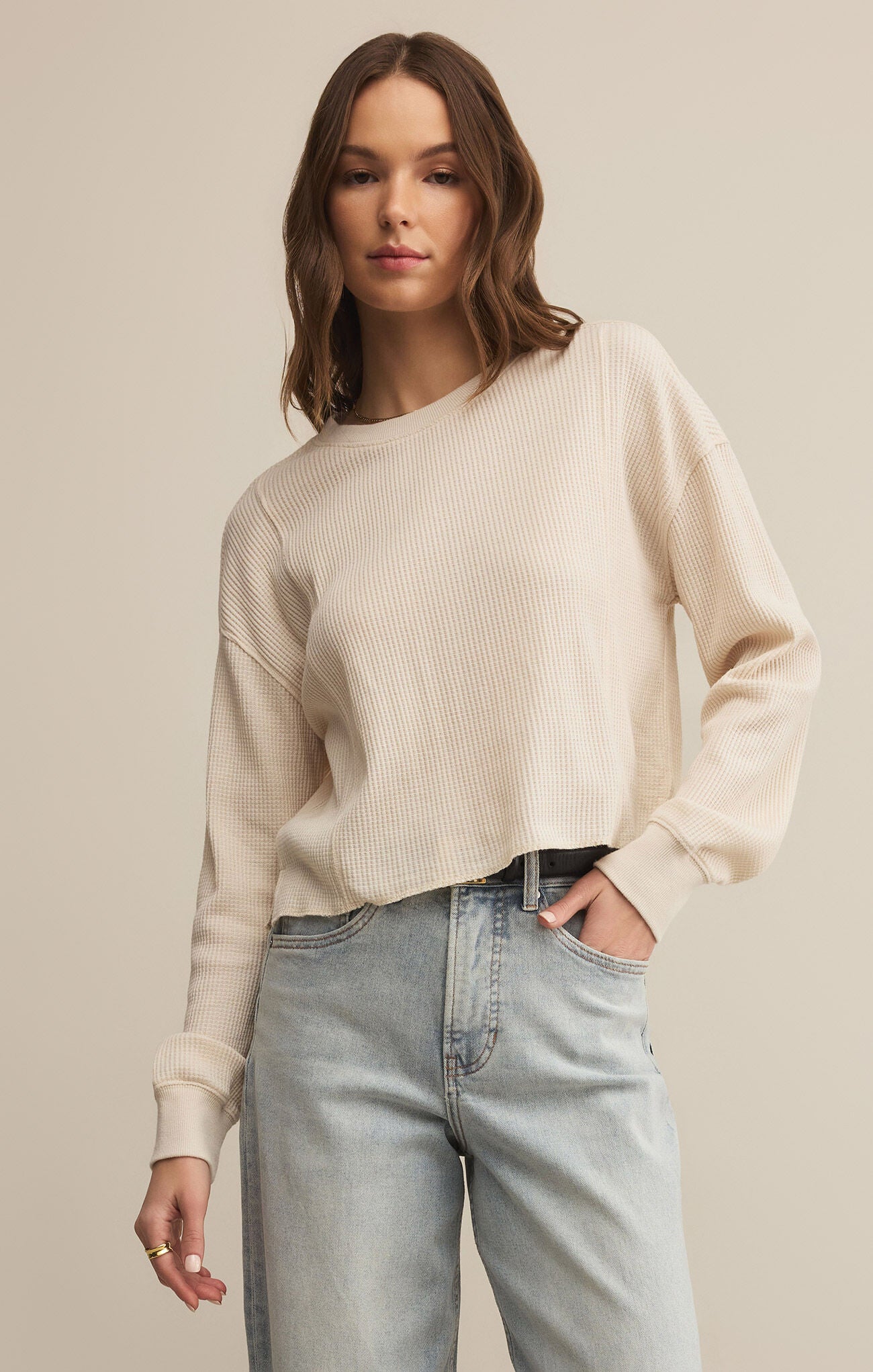 Angel Mini Thermal Top-Casual Tops-Happy on Main