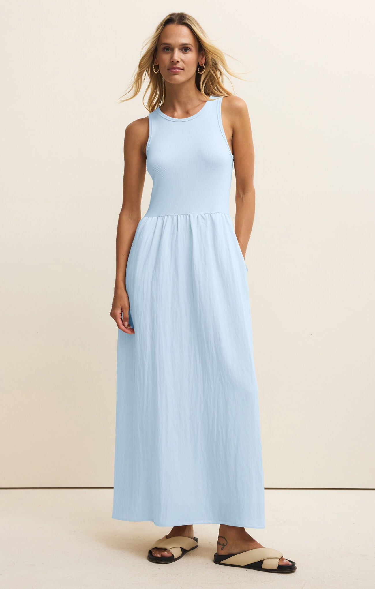 Charlotte Midi Dress-Z Supply-Happy on Main