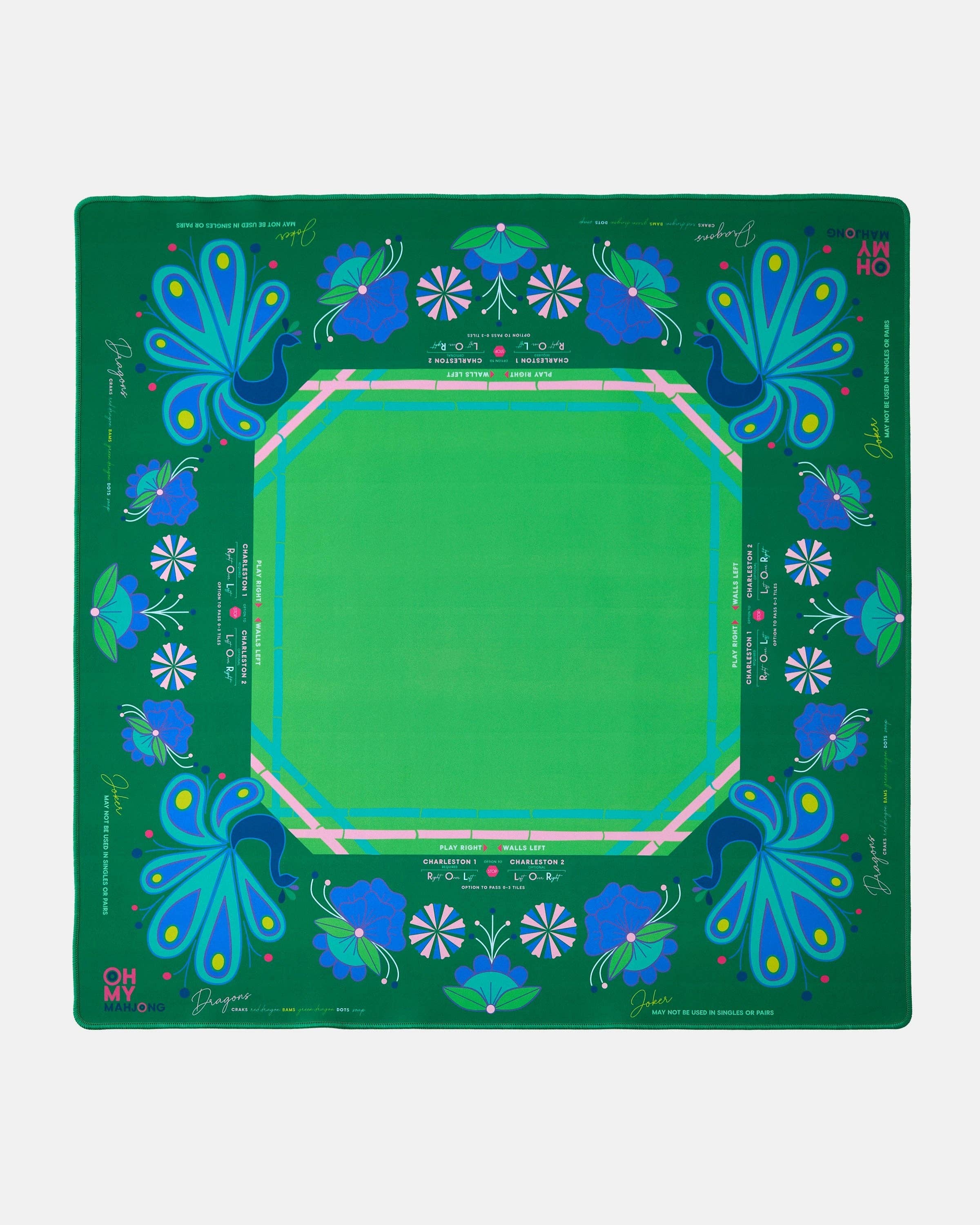 Birdie Green Mat in Tube-Oh My Mahjong-Happy on Main
