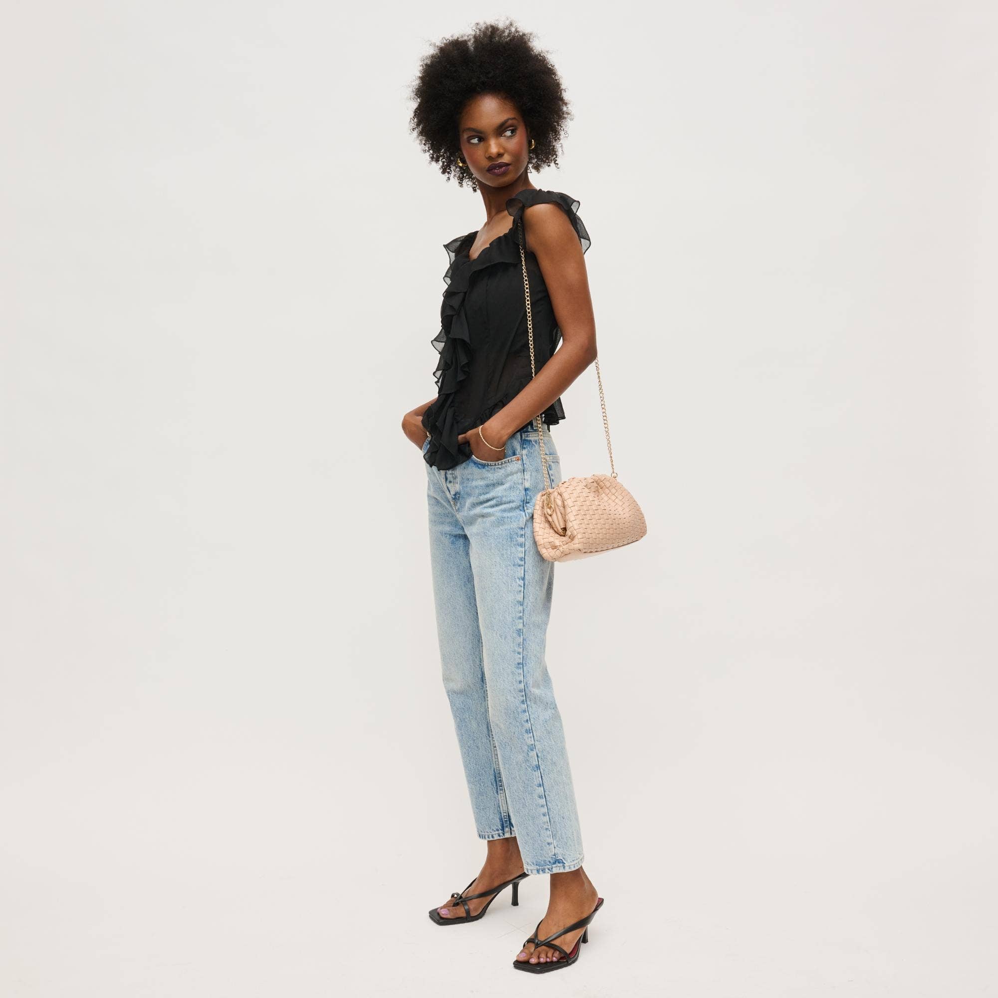Tate Woven Frame Clutch-Urban Expressions-Happy on Main