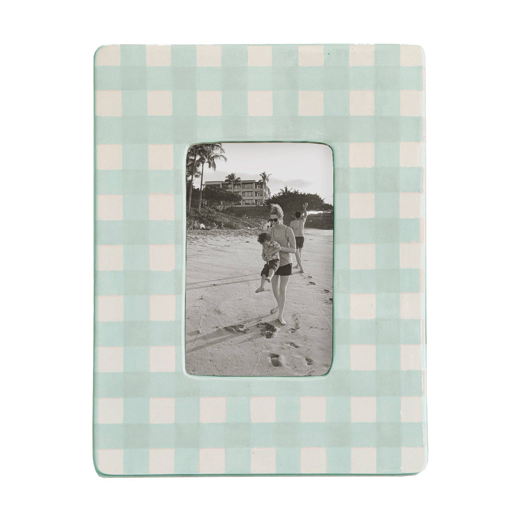 Gingham Photo Frame-Home Decor-Happy on Main