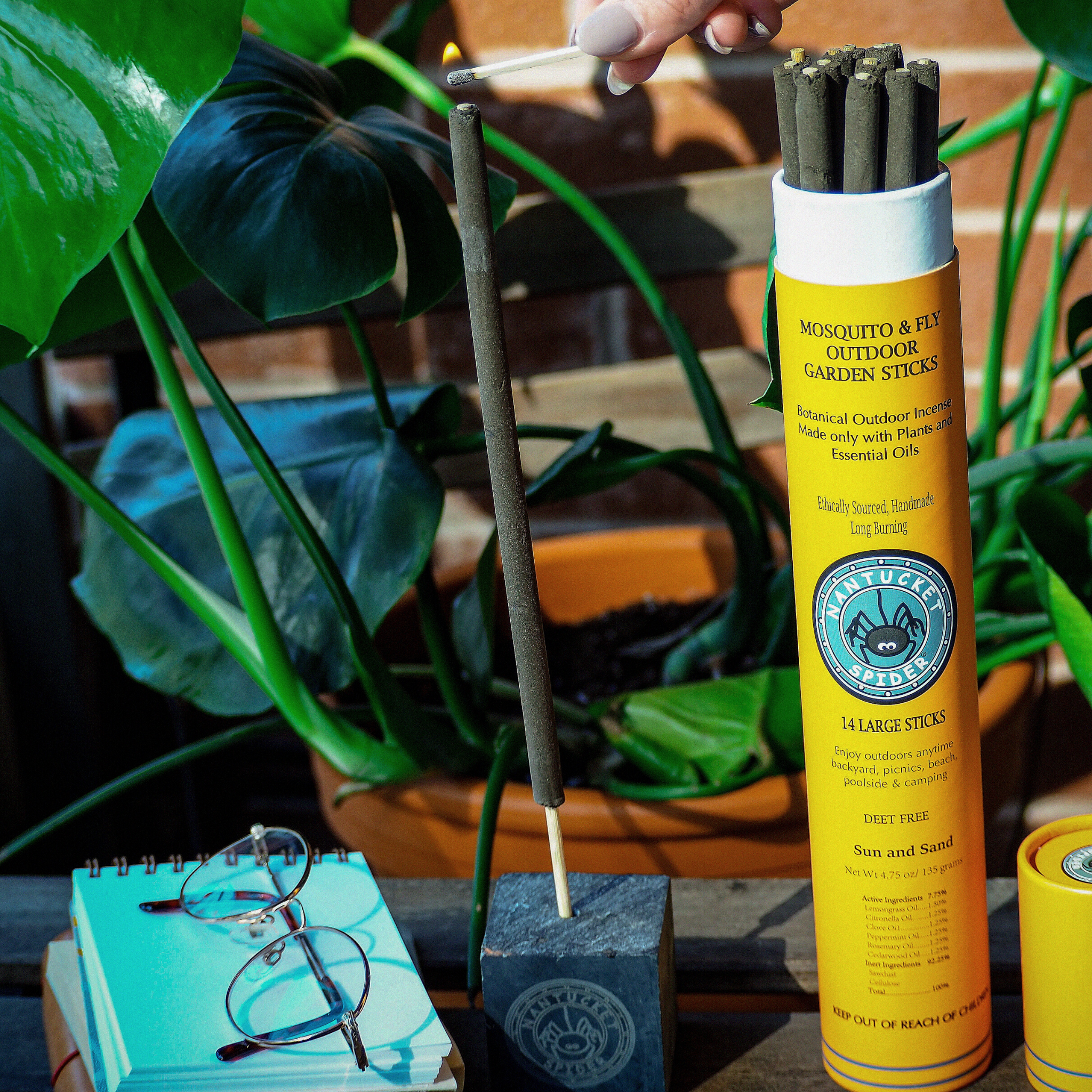 Mosquito & Fly Repelling Outdoor Garden Incense Sticks-Happy on Main