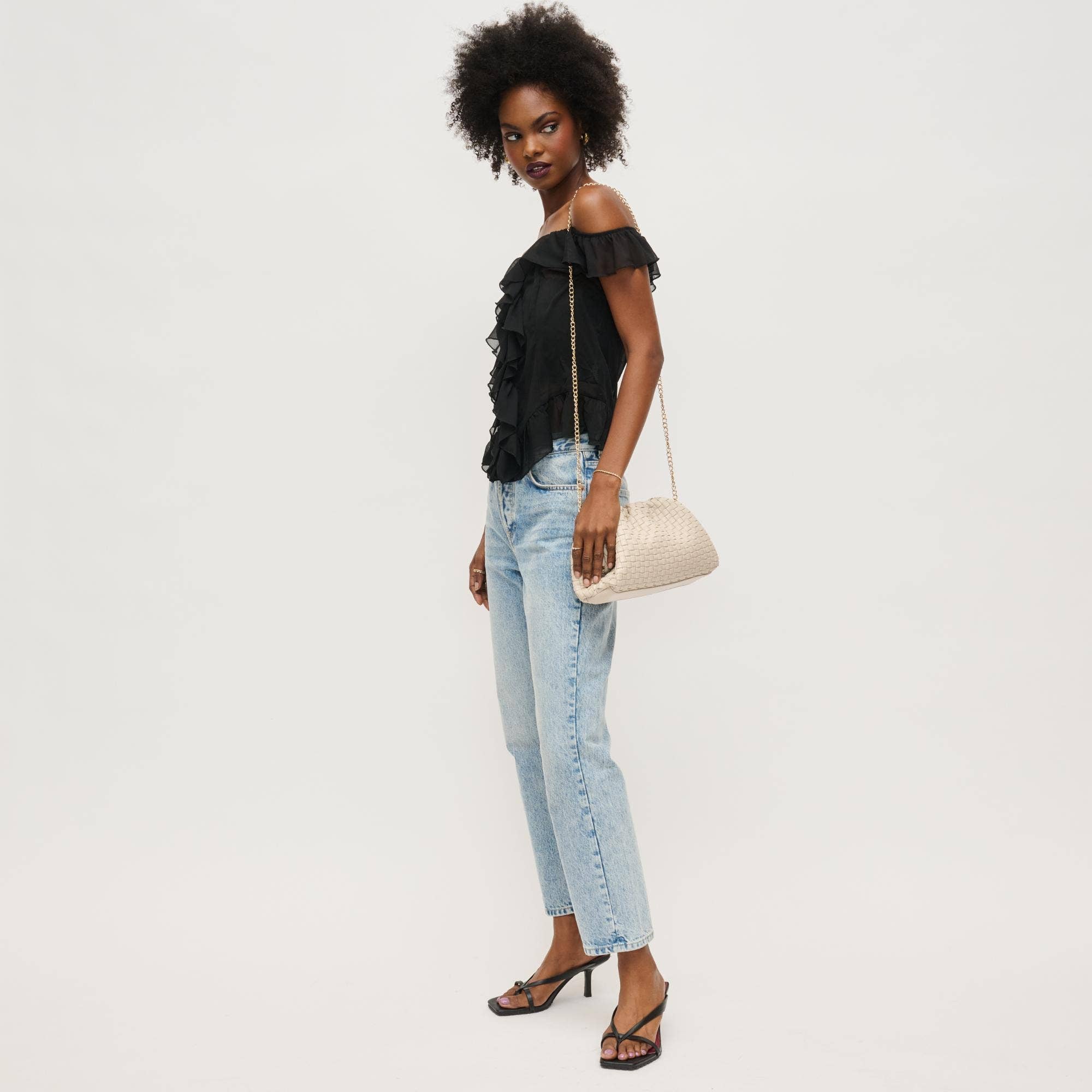 Tate Woven Frame Clutch-Urban Expressions-Happy on Main