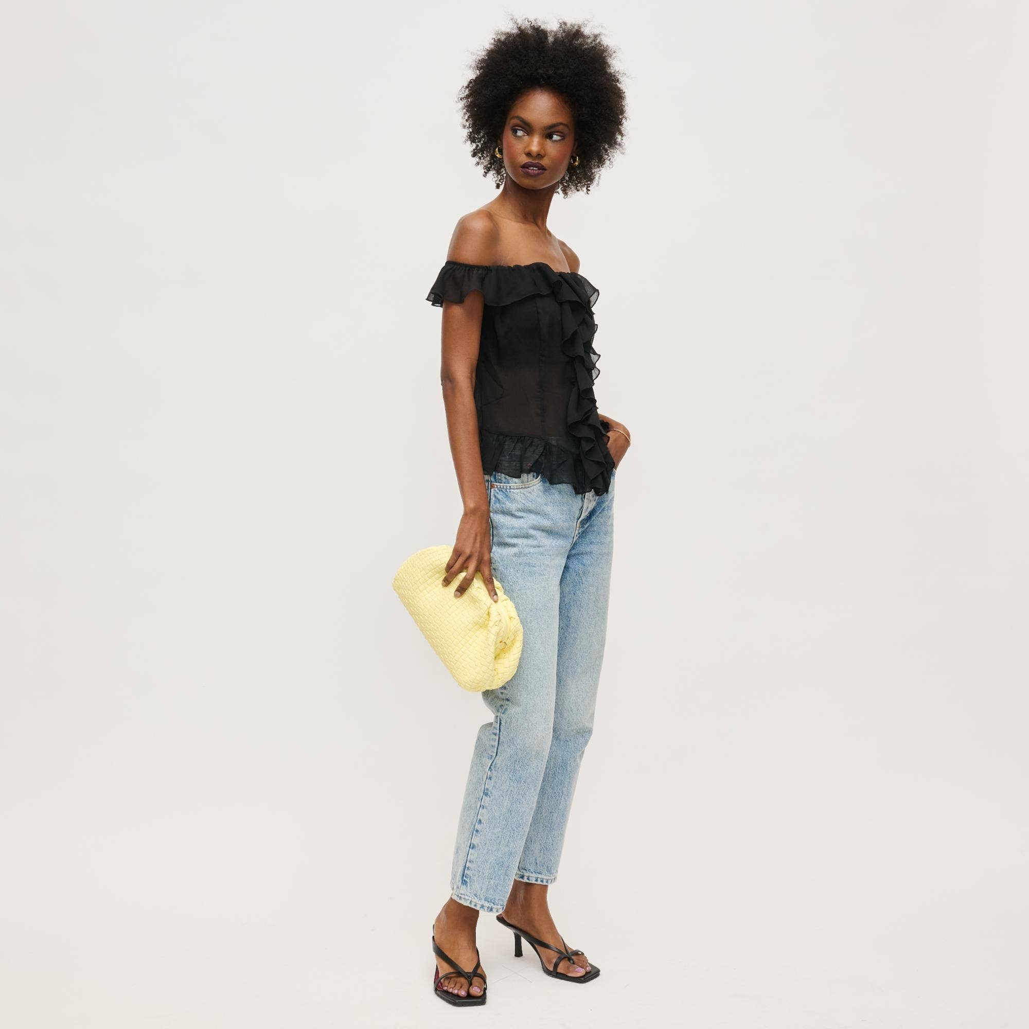 Tate Woven Frame Clutch-Urban Expressions-Happy on Main