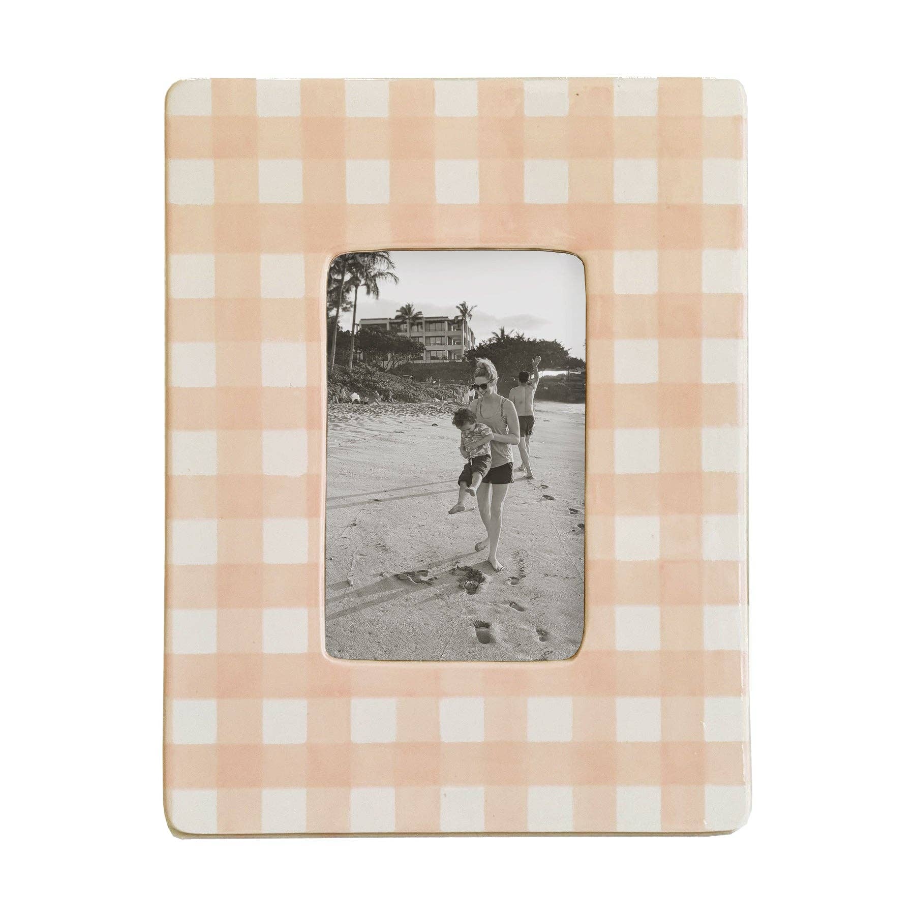 Gingham Photo Frame-Home Decor-Happy on Main