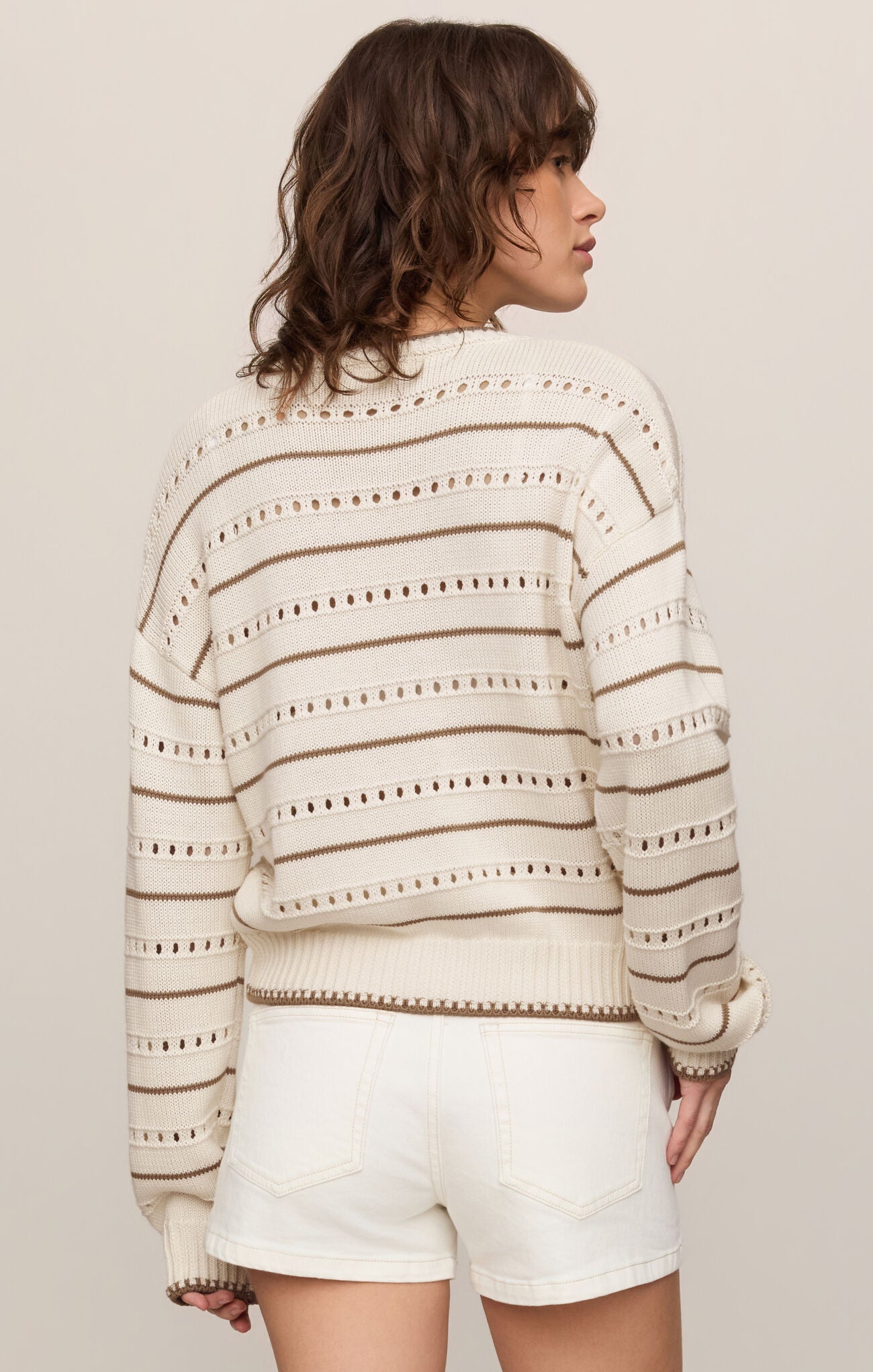 Darby Stripe Sweater - Sandstone-Z Supply-Happy on Main