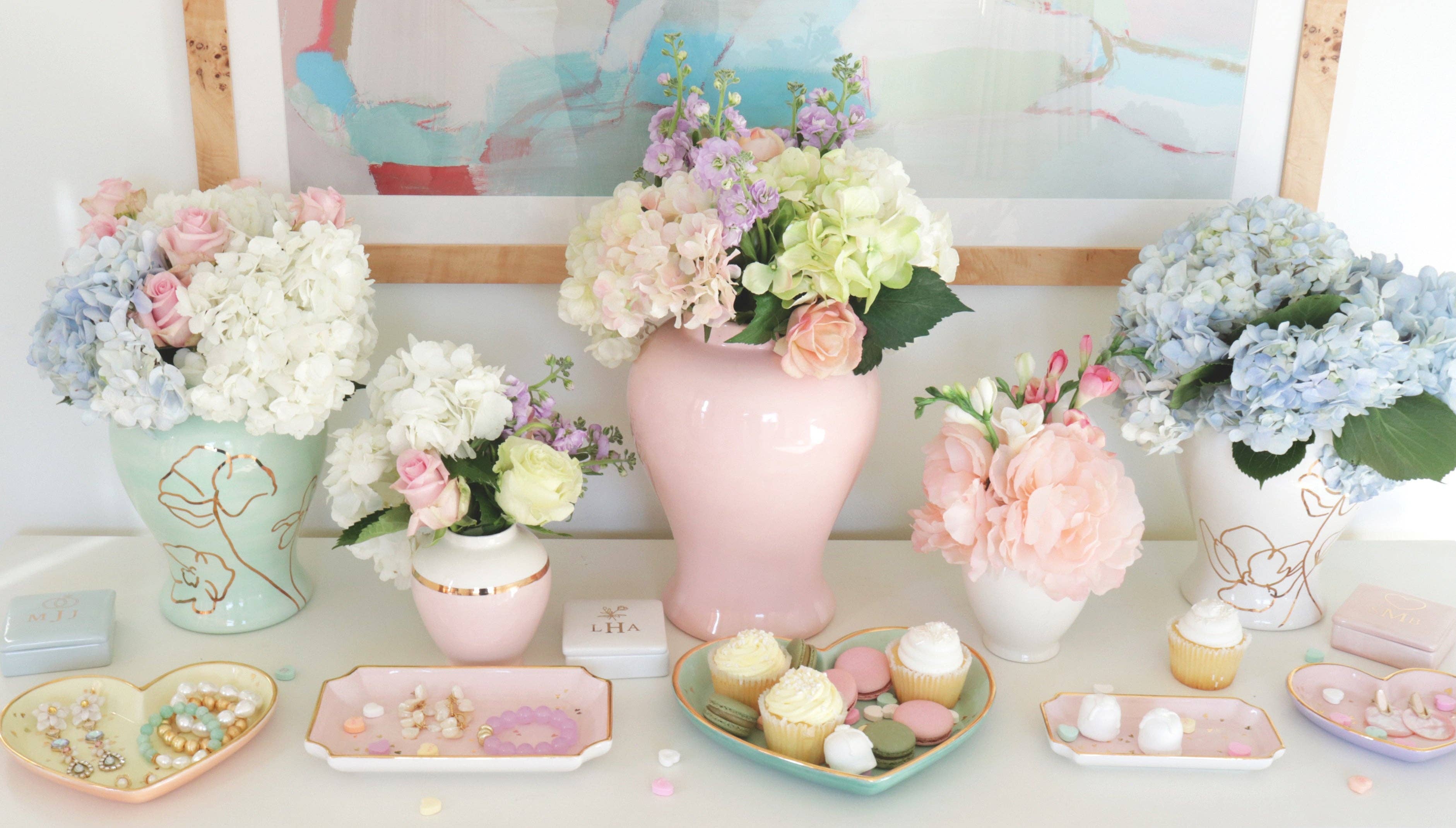 "Confetti Hearts" Dishes-Home Decor-Happy on Main