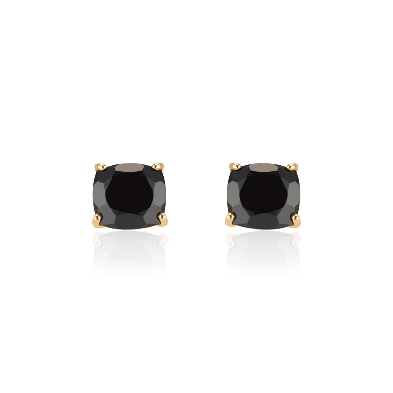 Emmy Studs - Black Onyx-Elli Parr-Happy on Main