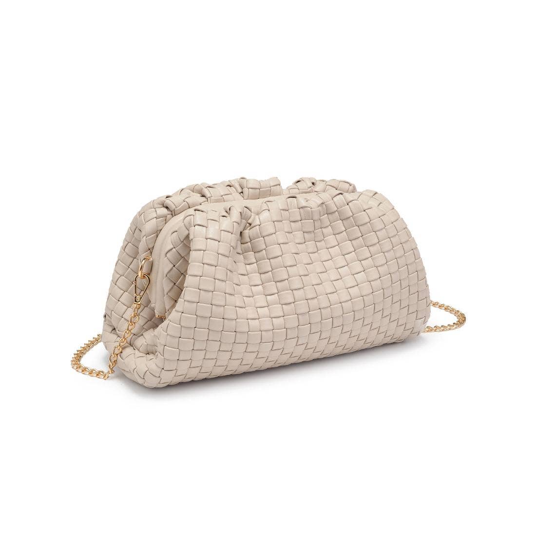 Tate Woven Frame Clutch-Urban Expressions-Happy on Main