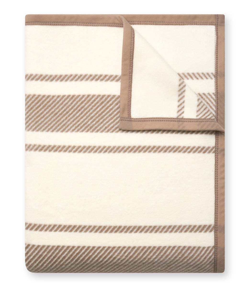Dockside Stripe Sepia Blanket-ChappyWrap-Happy on Main