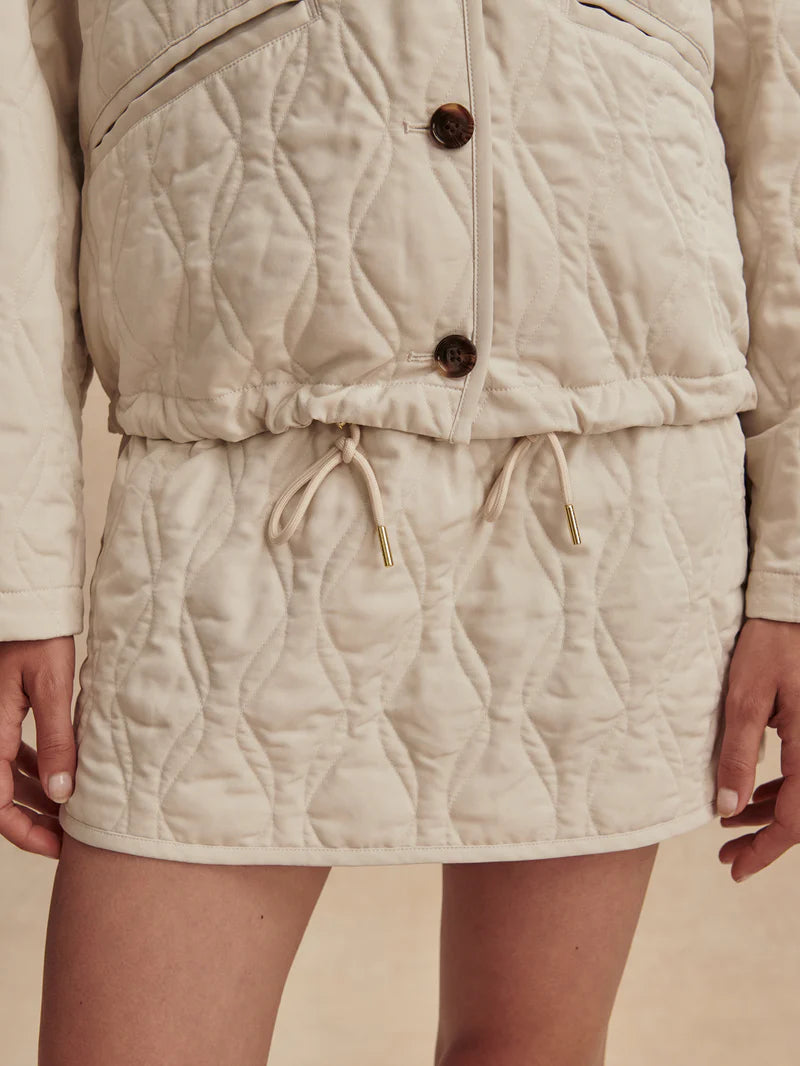 Saba Quilted Jacket - Oat Milk-Varley-Happy on Main