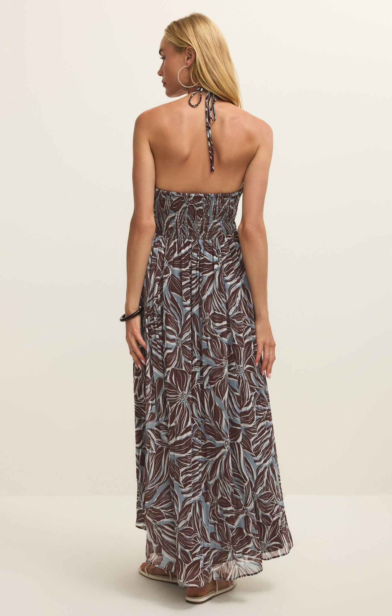 Lanie Zinn Floral Maxi Dress-Z Supply-Happy on Main