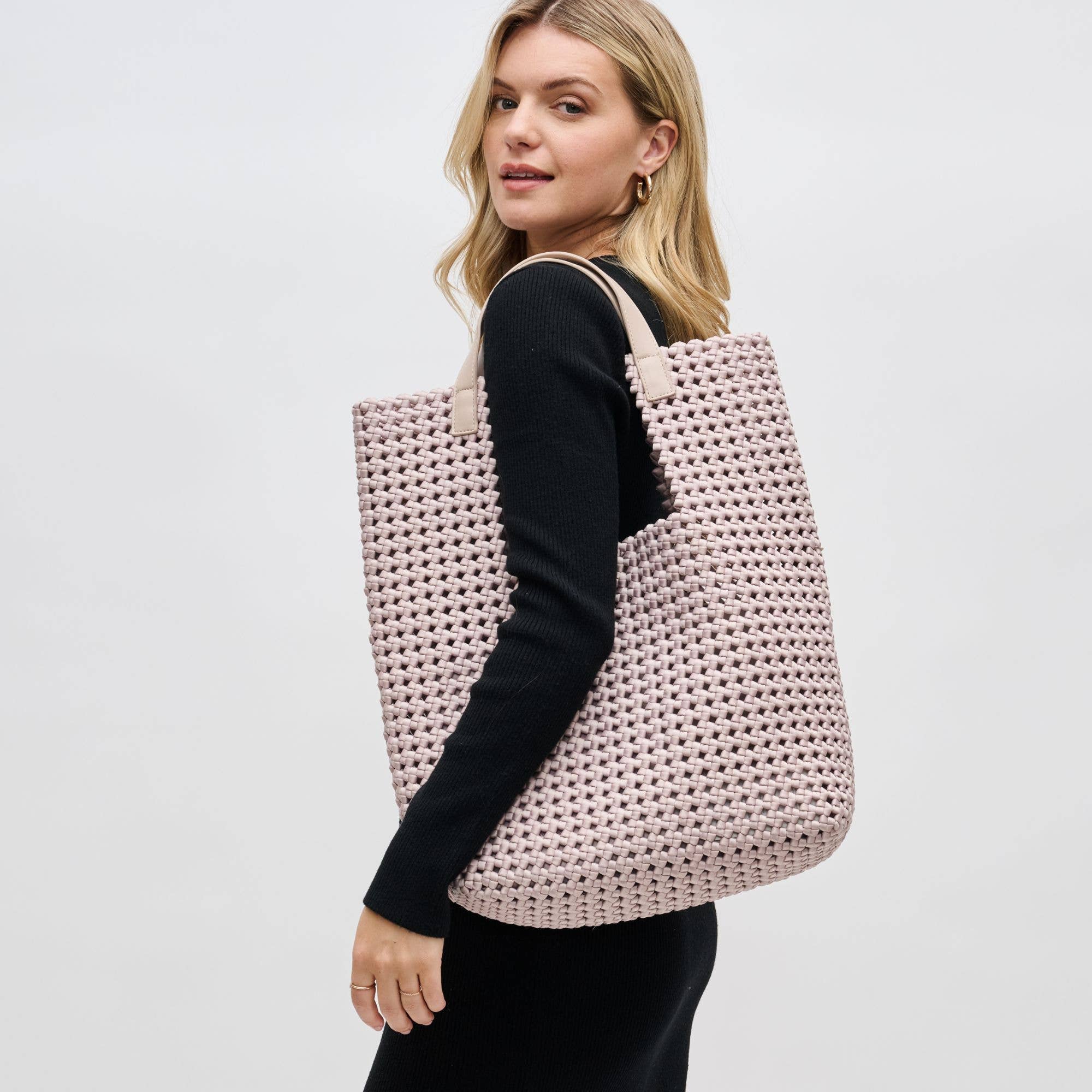 Zenith Zen - Hand Woven Knot Tote-Handbags-Happy on Main