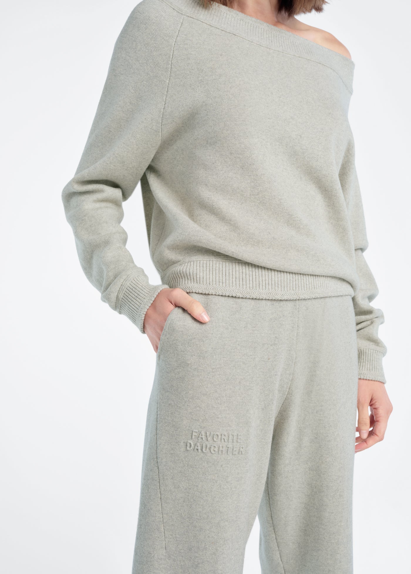 The Fatigue Sisters Barrel Jogger - Heather Grey-Favorite Daughter-Happy on Main
