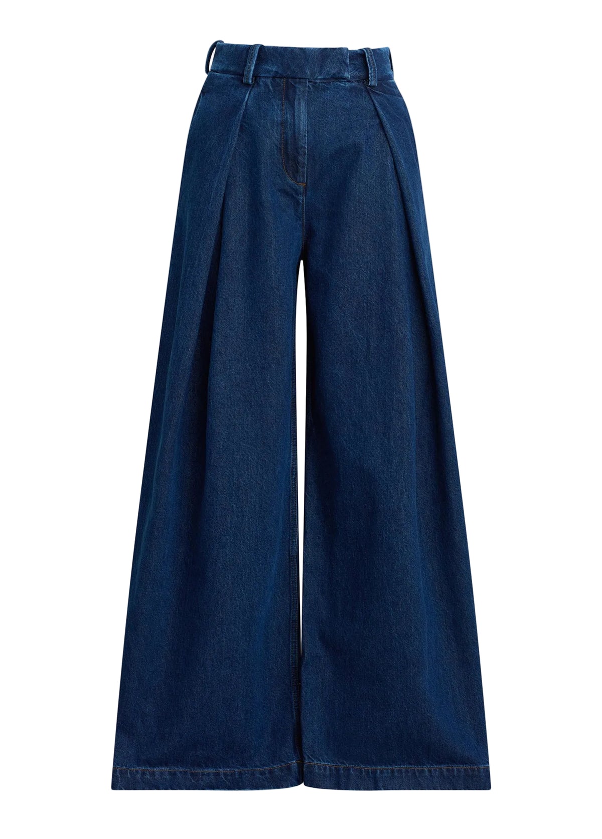 The Denim Pleats for Days Pant - Dark Sea-Favorite Daughter-Happy on Main