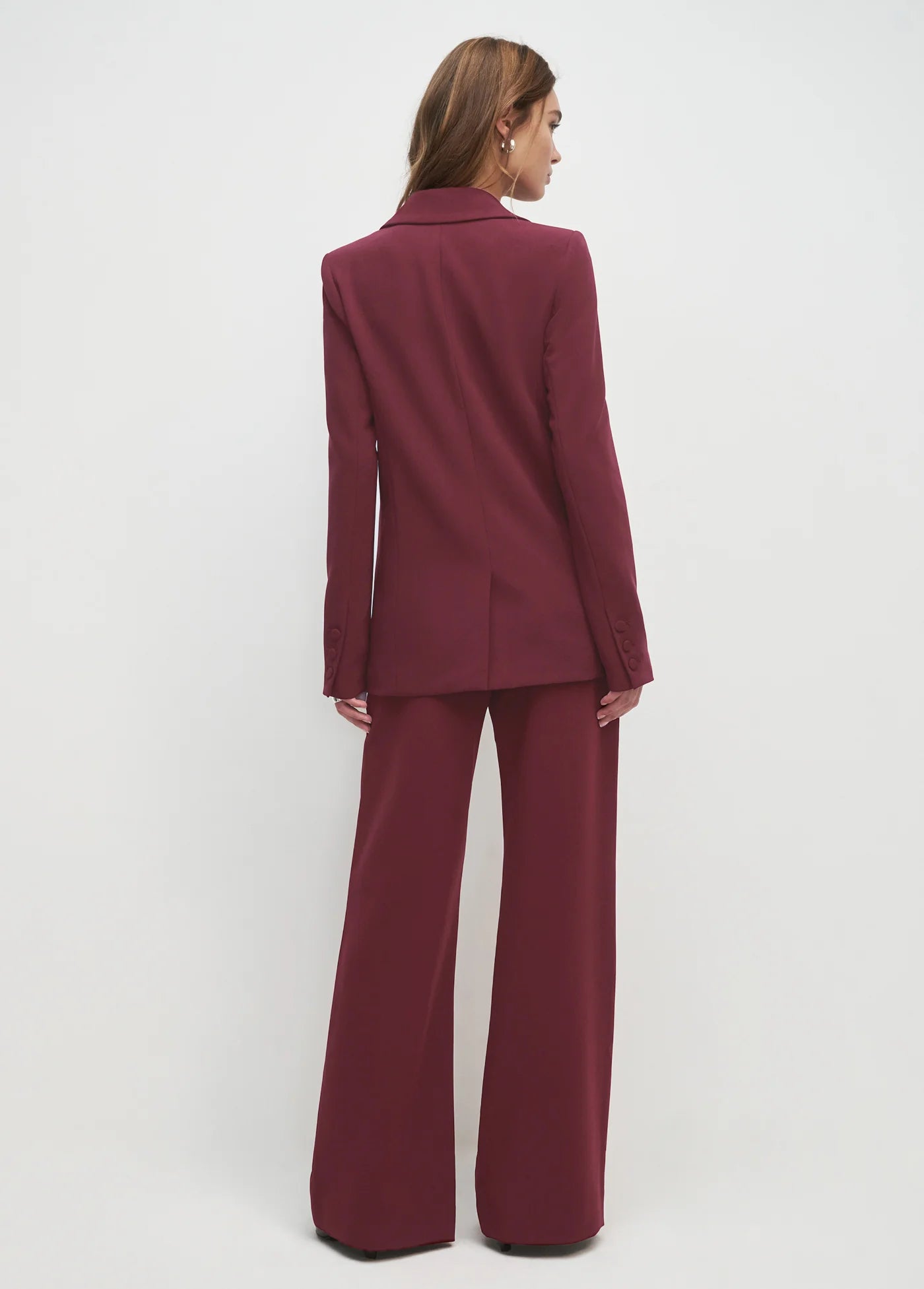 Suits You Blazer - Vino-Favorite Daughter-Happy on Main