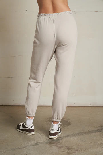 Jonny French Terry Easy Sweatpant - Silver-perfectwhitetee-Happy on Main