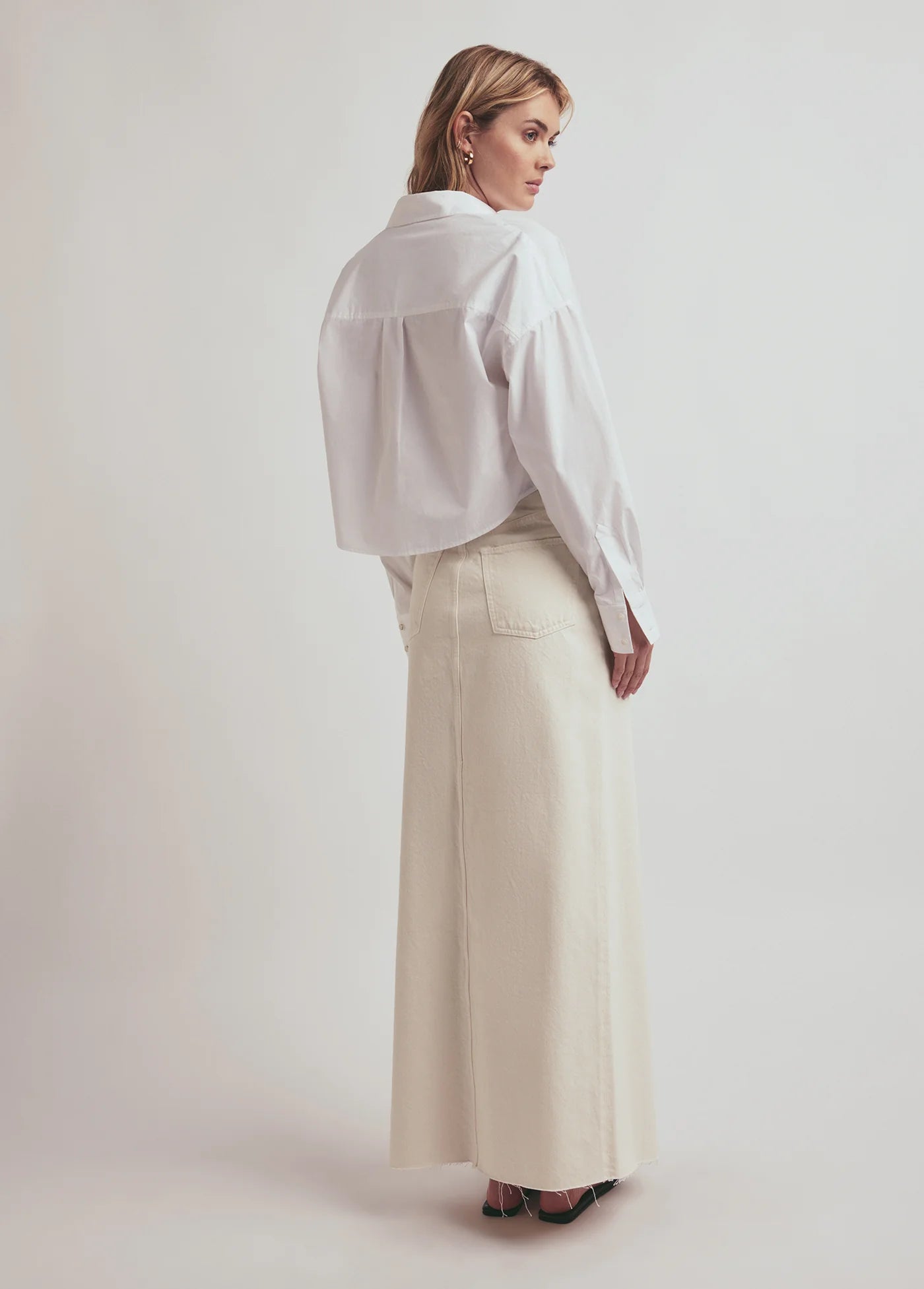 The Crop Ex-Boyfriend Shirt - White-Favorite Daughter-Happy on Main