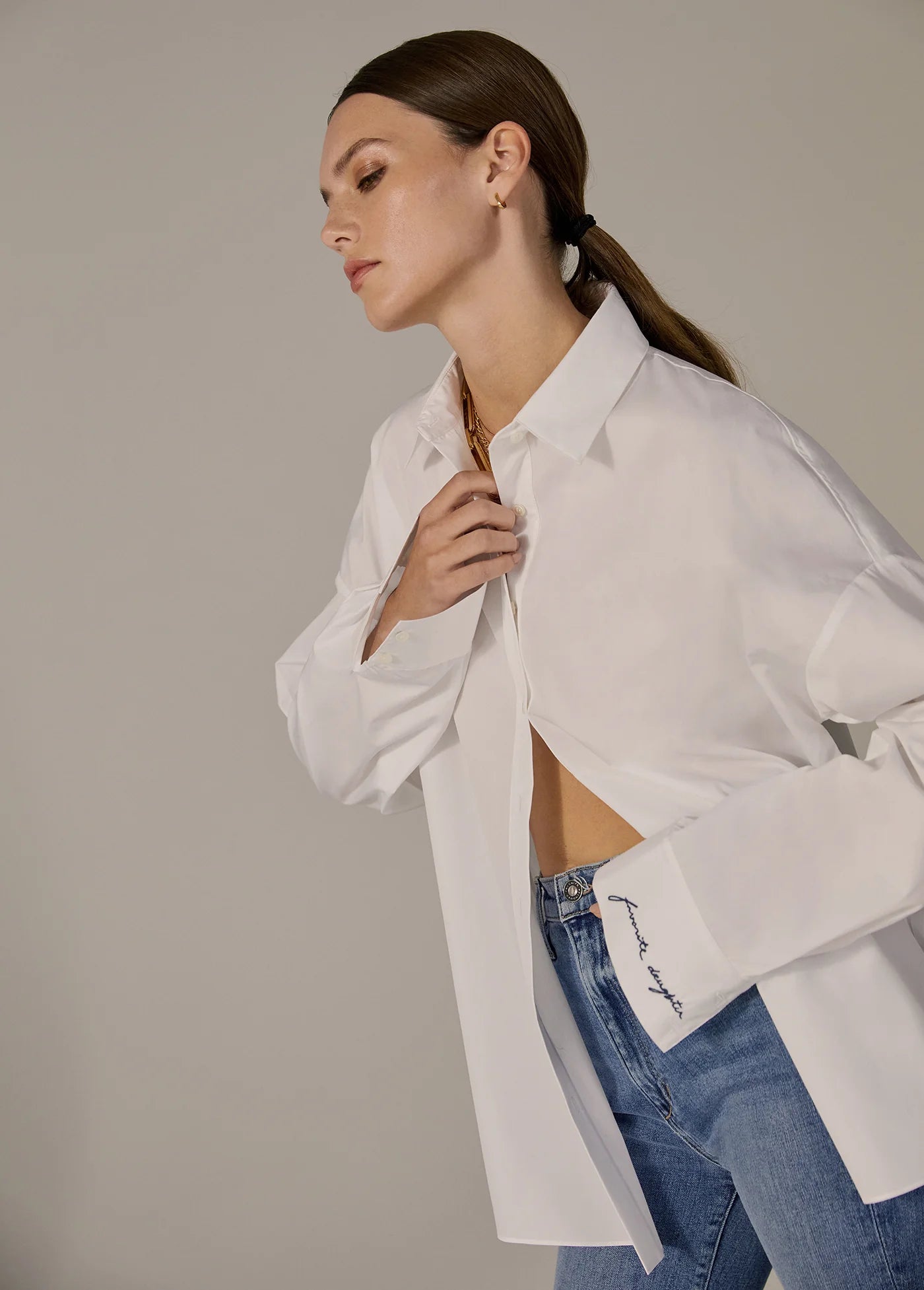 The Ex-Boyfriend Shirt - White-Favorite Daughter-Happy on Main