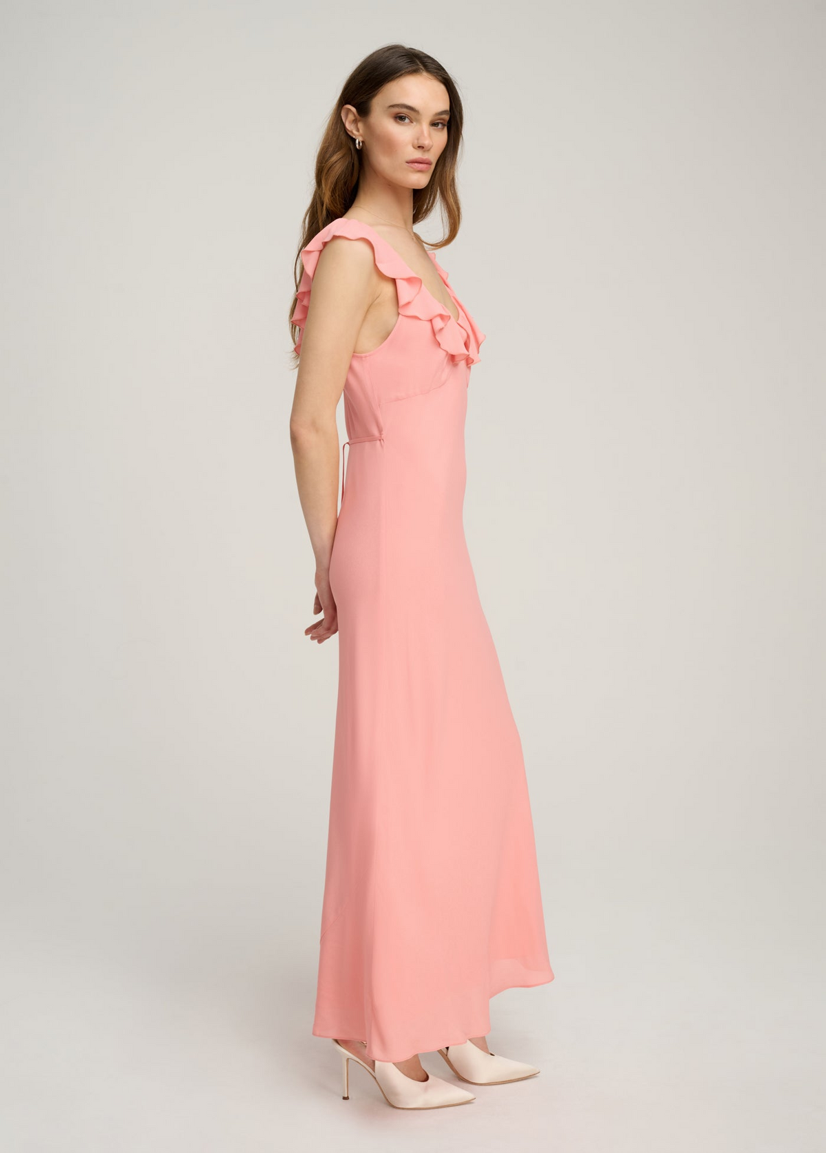 The Blossom Dress - Peach-Favorite Daughter-Happy on Main