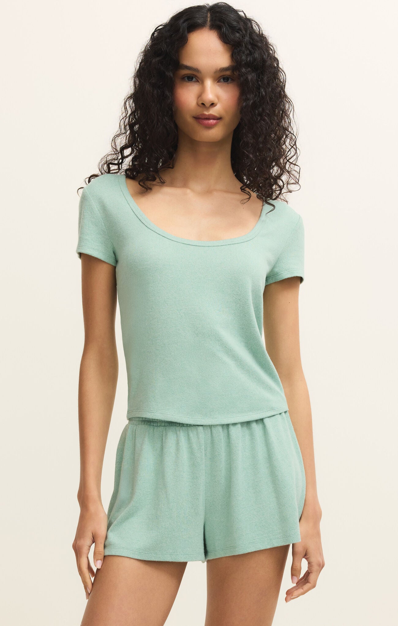 Flower Market Soft Knit Tee-Z Supply-Happy on Main