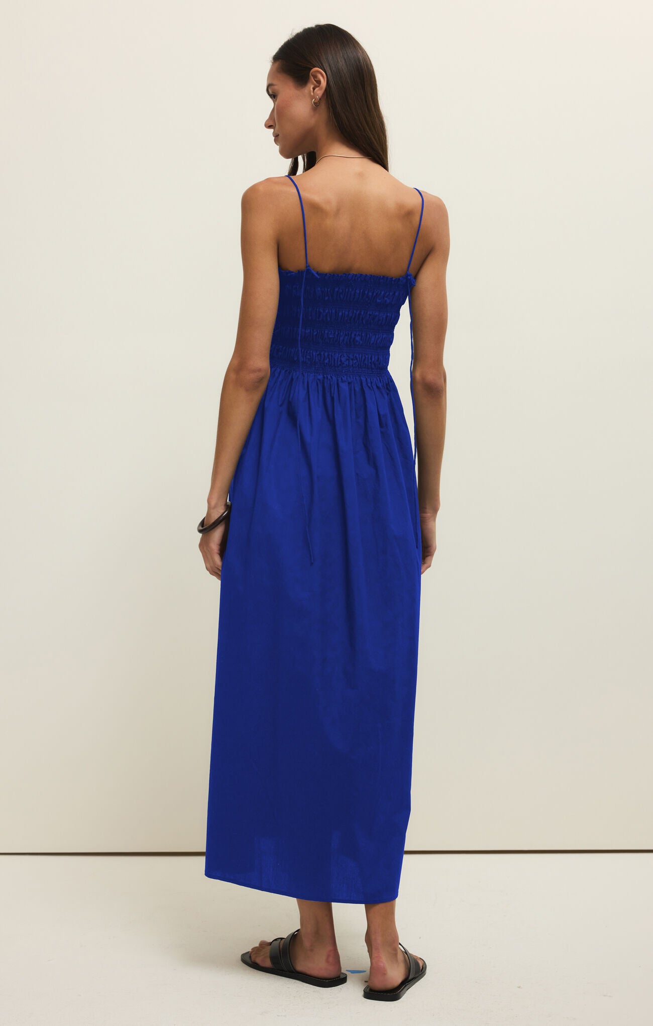 Cornelia Poplin Midi Dress-Z Supply-Happy on Main