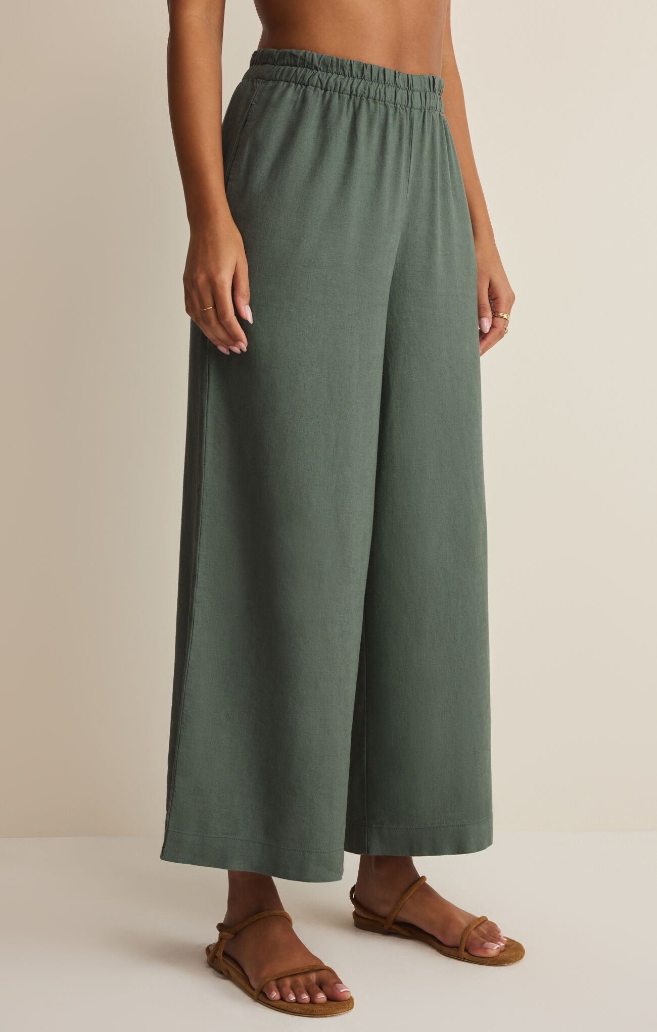 Scout Linen Pant - Everglade-Z Supply-Happy on Main