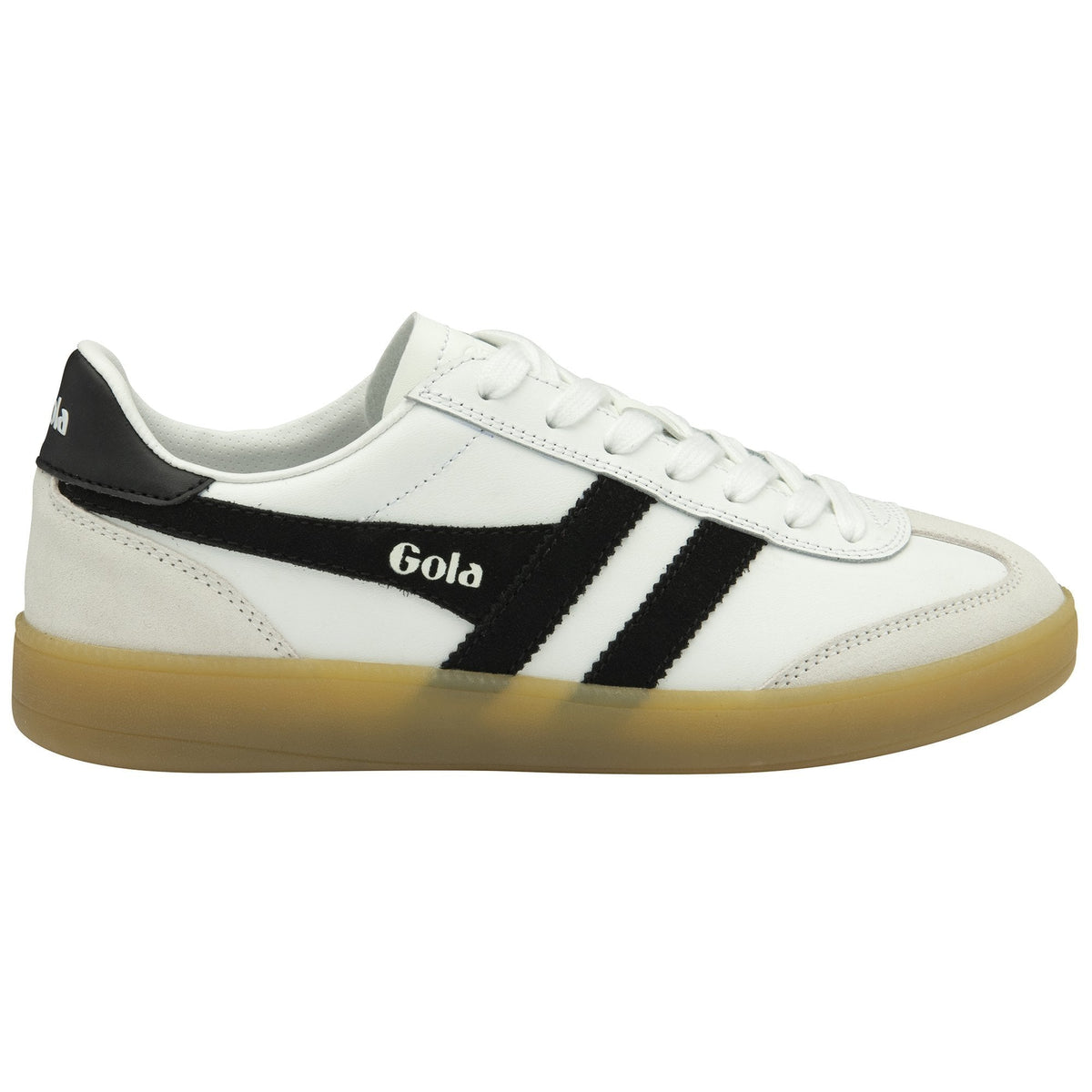 Women’s Viper Leather Sneakers - White/Black/Gum-Gola-Happy on Main