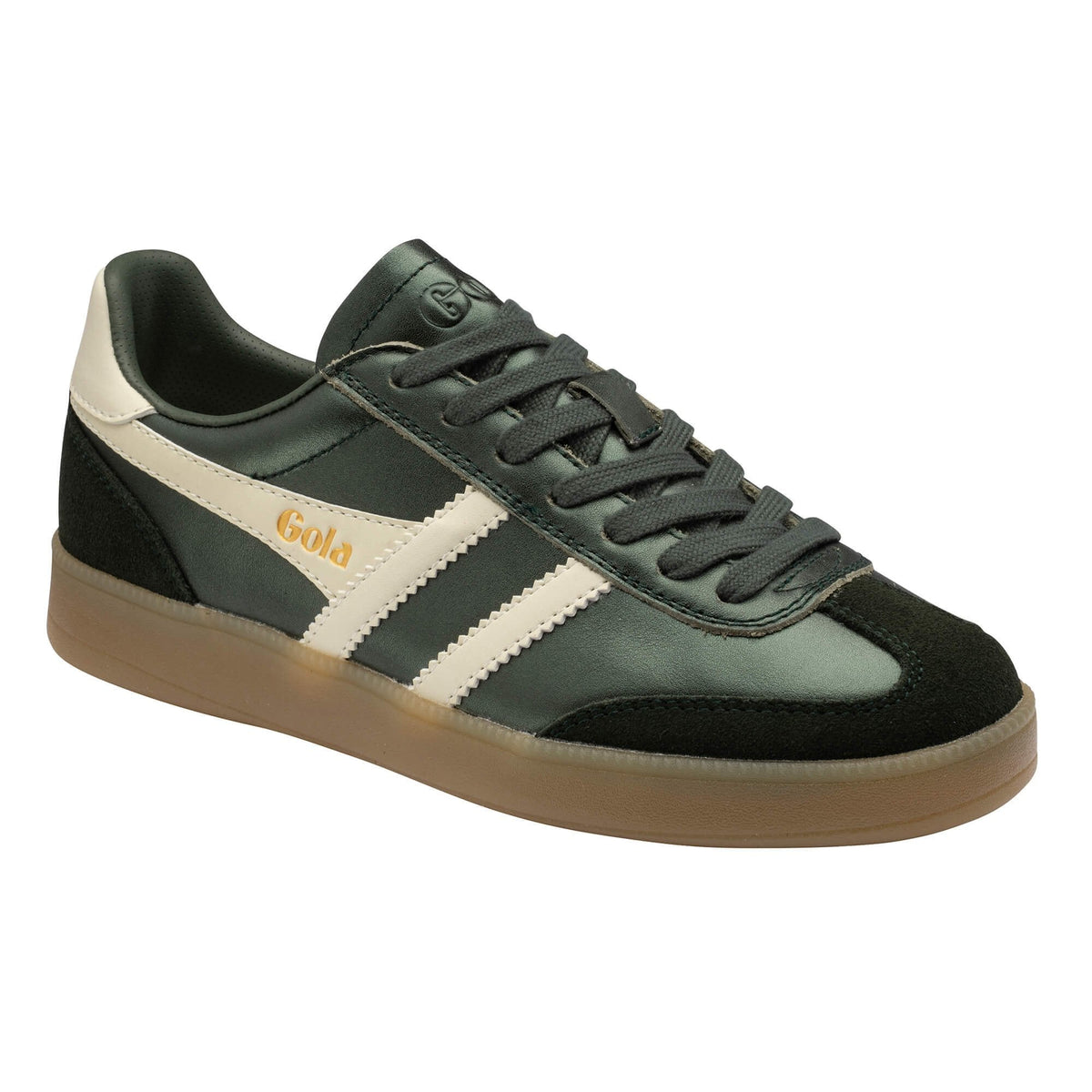 Women's Viper Metallic Sneakers - Bottle Green/Off White/Gum